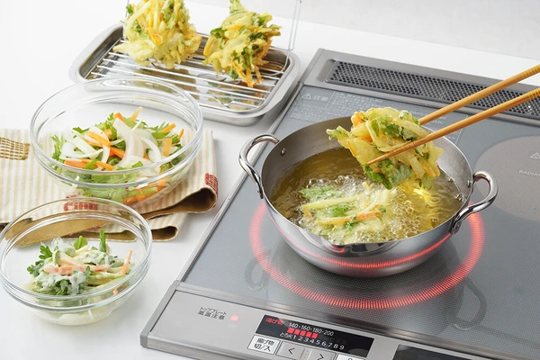 日本吉川鄉技不銹鋼天婦羅鍋