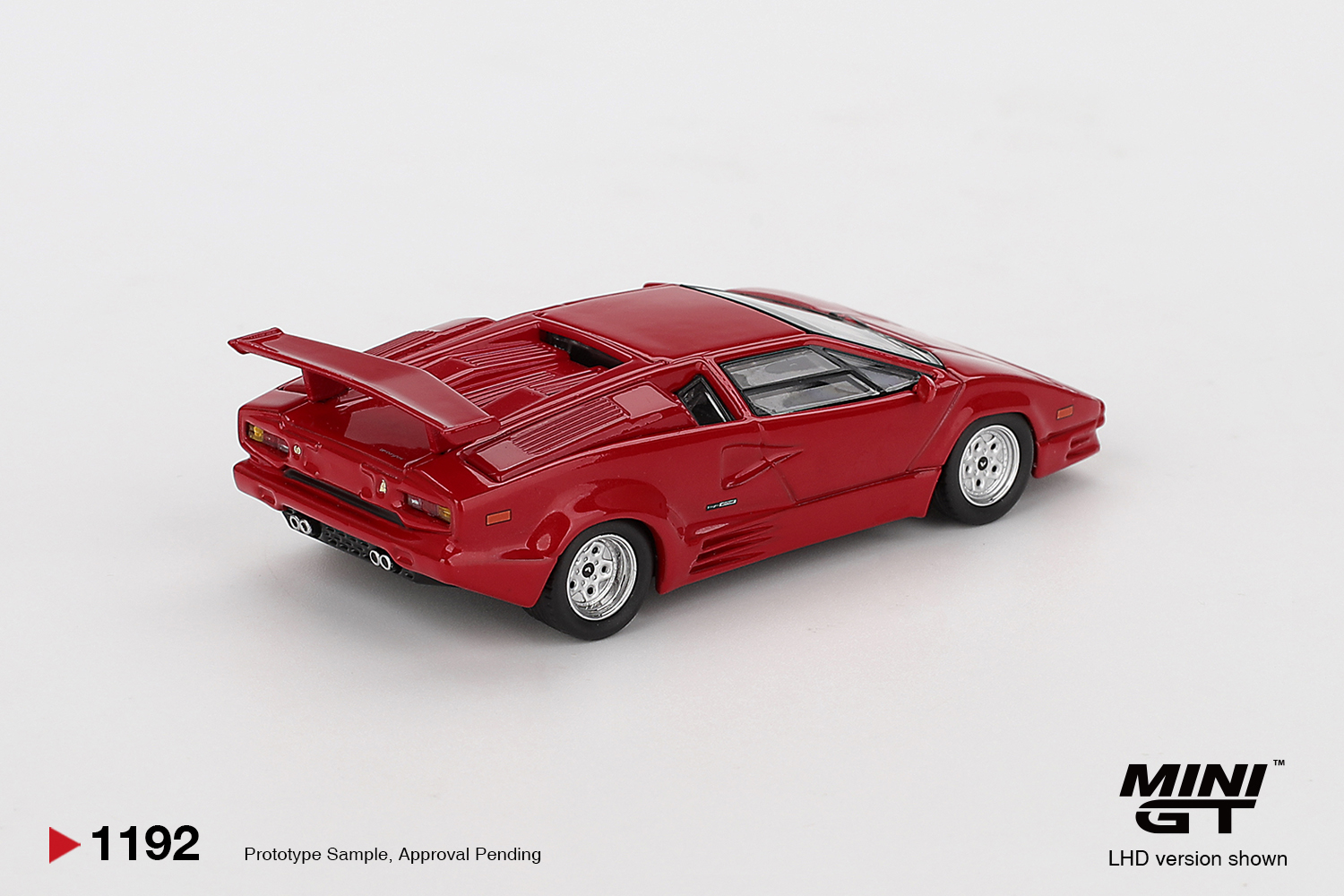 Mini GT 1/64 Lamborghini Countach 25th Anniversary Red - MGT01192-BL