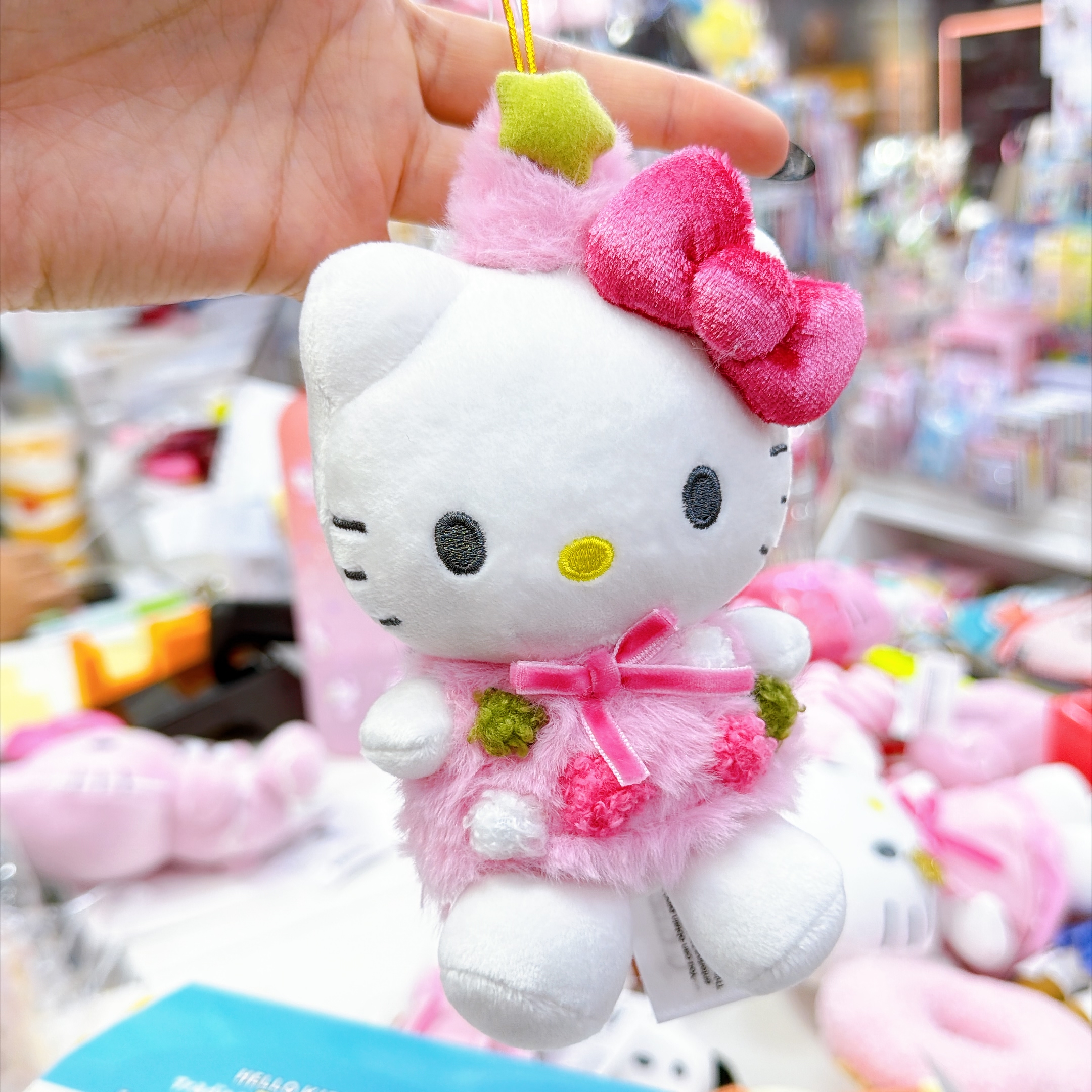 原裝行貨 Kitty粉紅聖誕節系列聖誕樹Kitty公仔掛飾