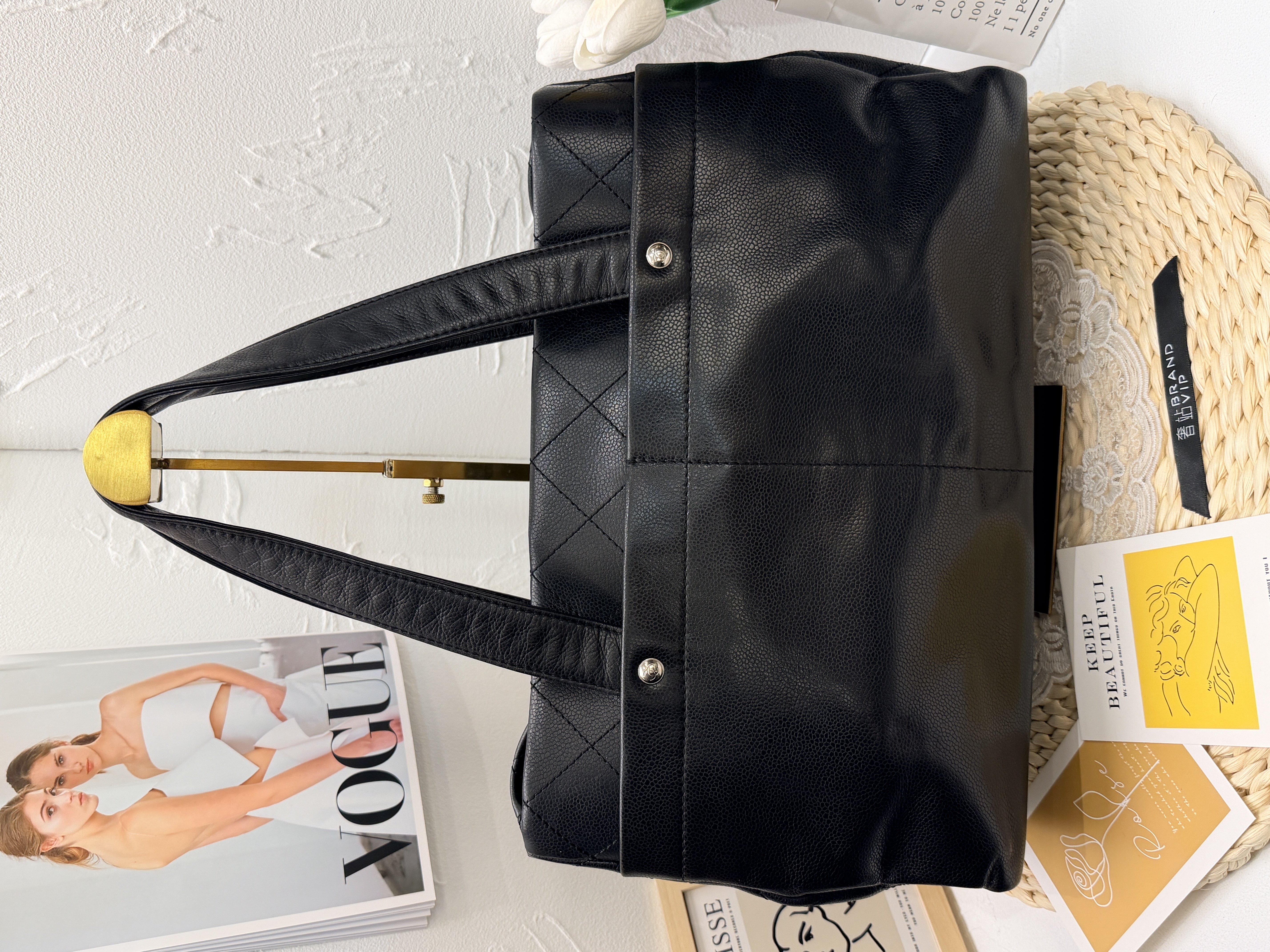 Chanel Caviar Skin tote bag 