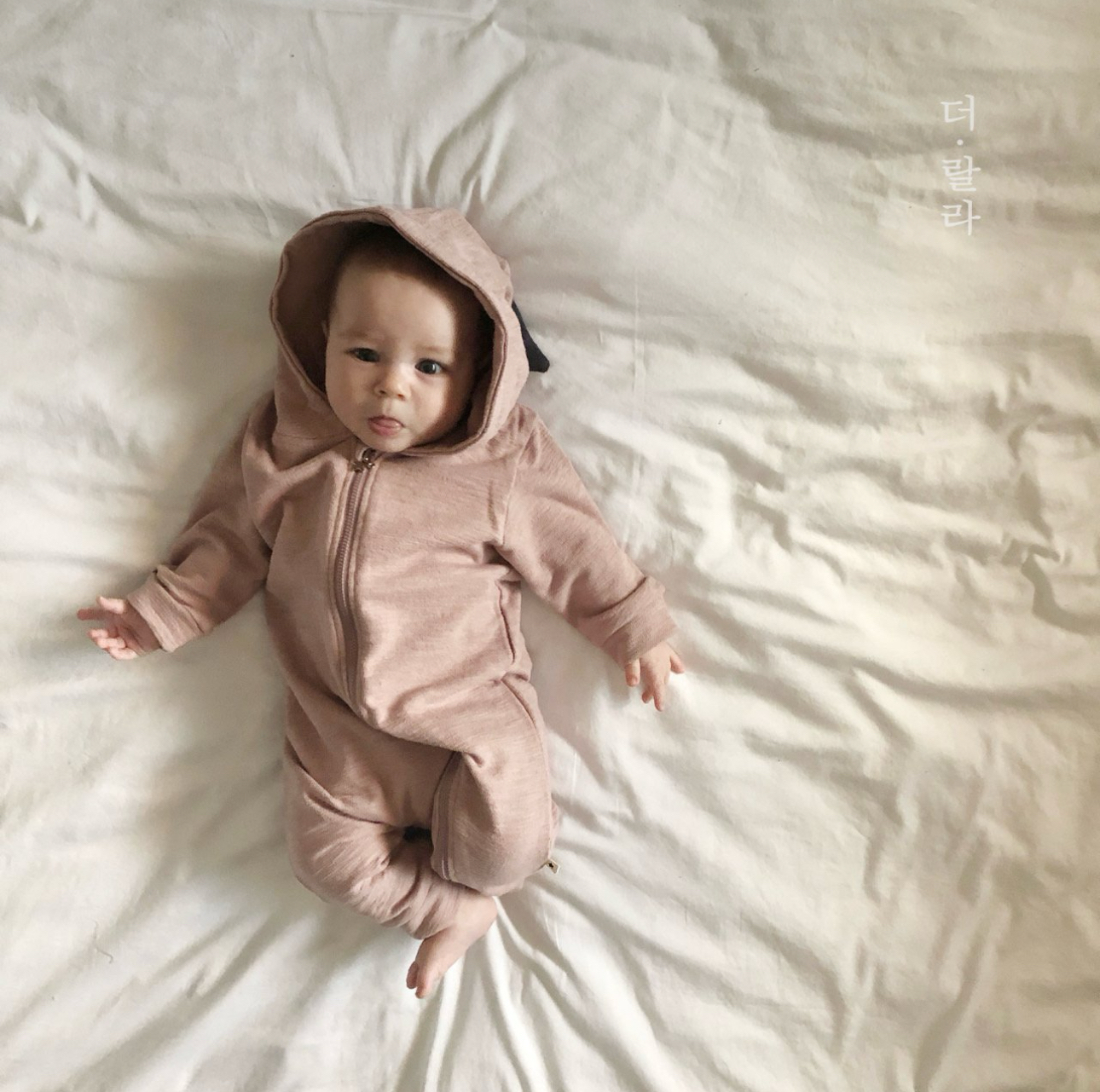 🌸預訂 韓國直送🌸🇰🇷THELALA兩色恐龍造型連帽拉鍊長袖連身服