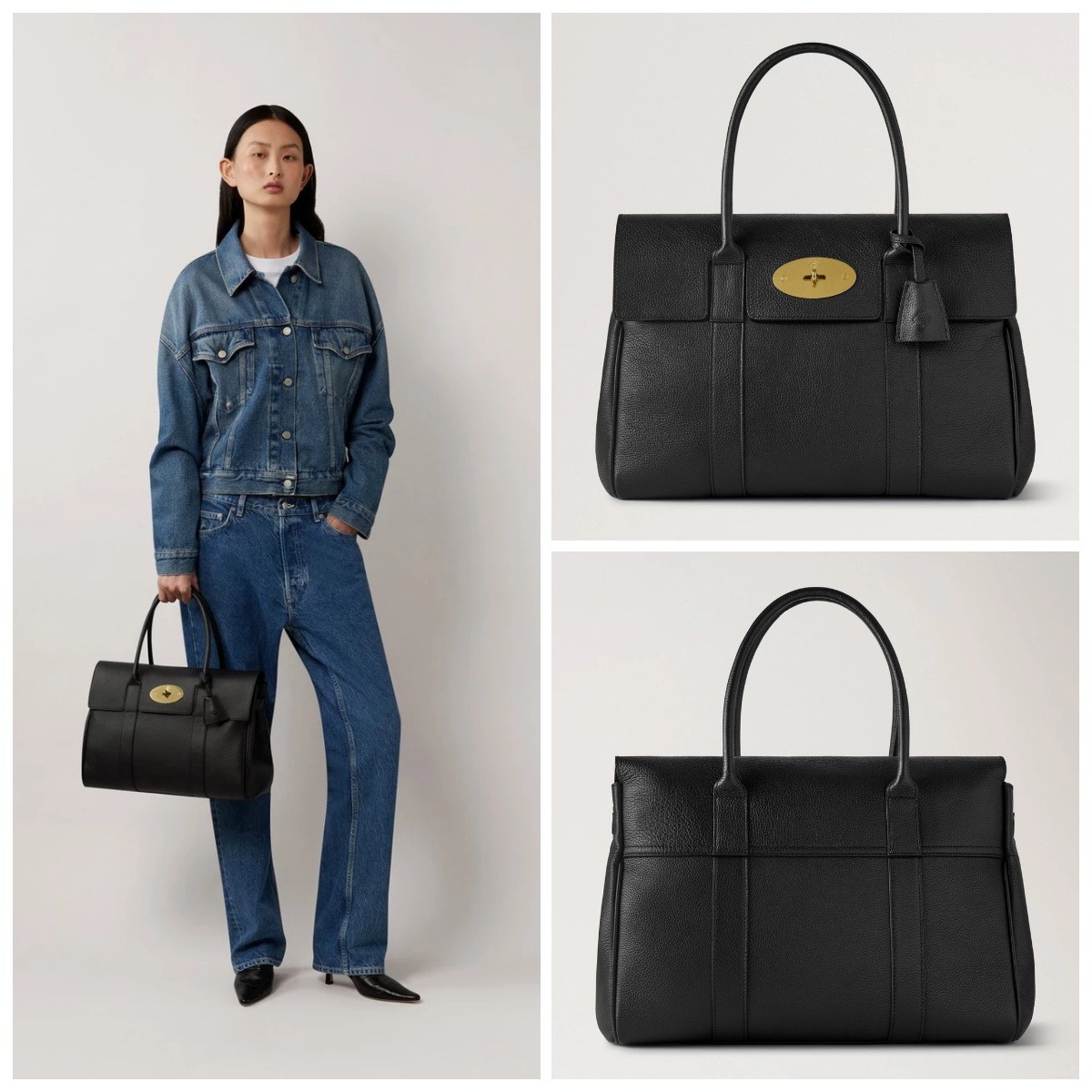 英國🇬🇧 Mulberry Bayswater 皮革手袋