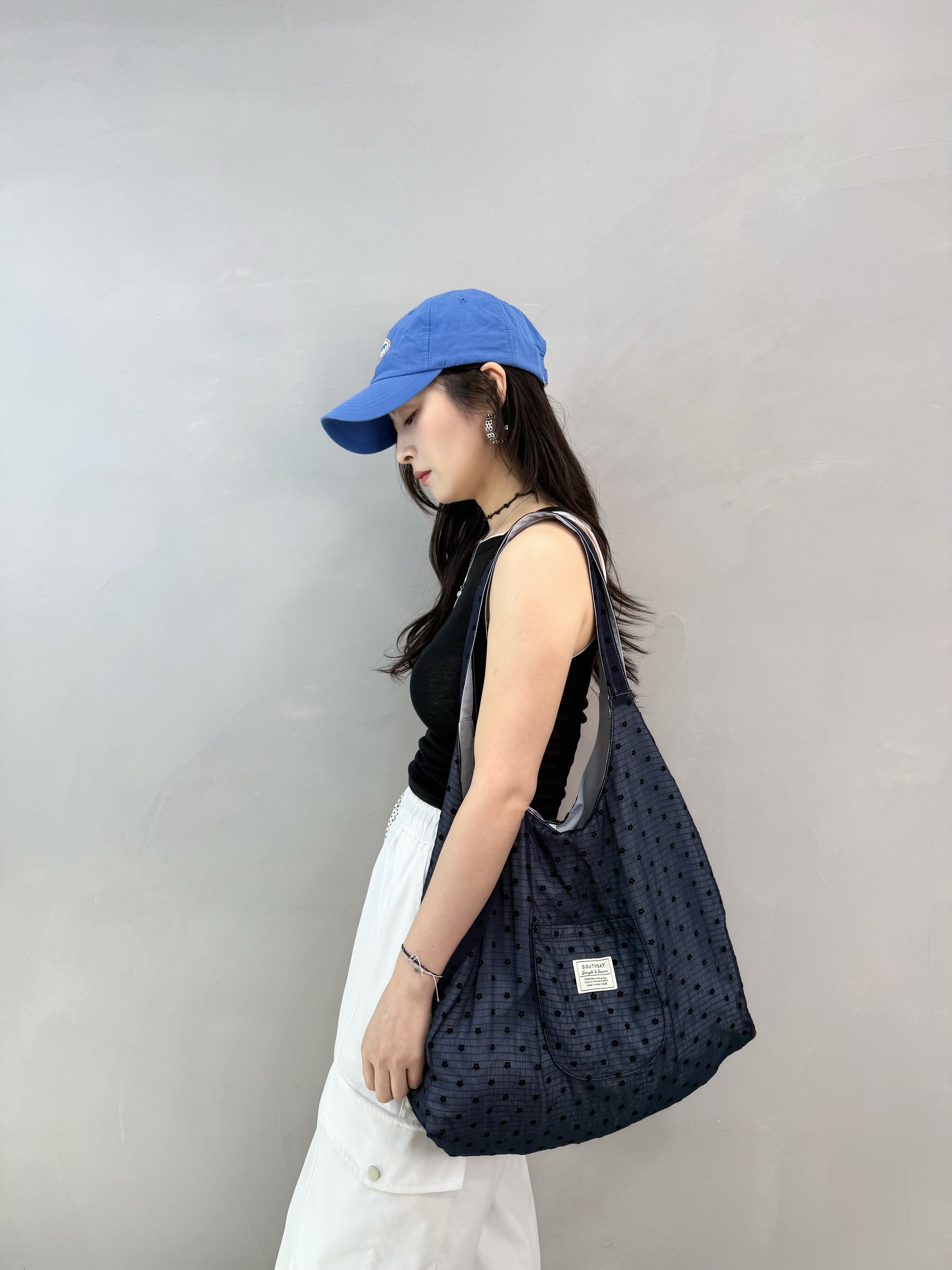 N69 花花雙面Shopping Bag