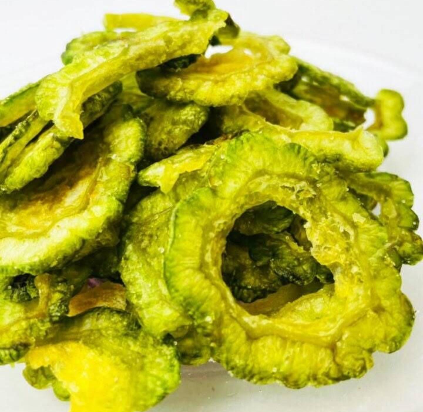 沖繩金獎 苦瓜脆片 鹽味 帶籽切片 60克