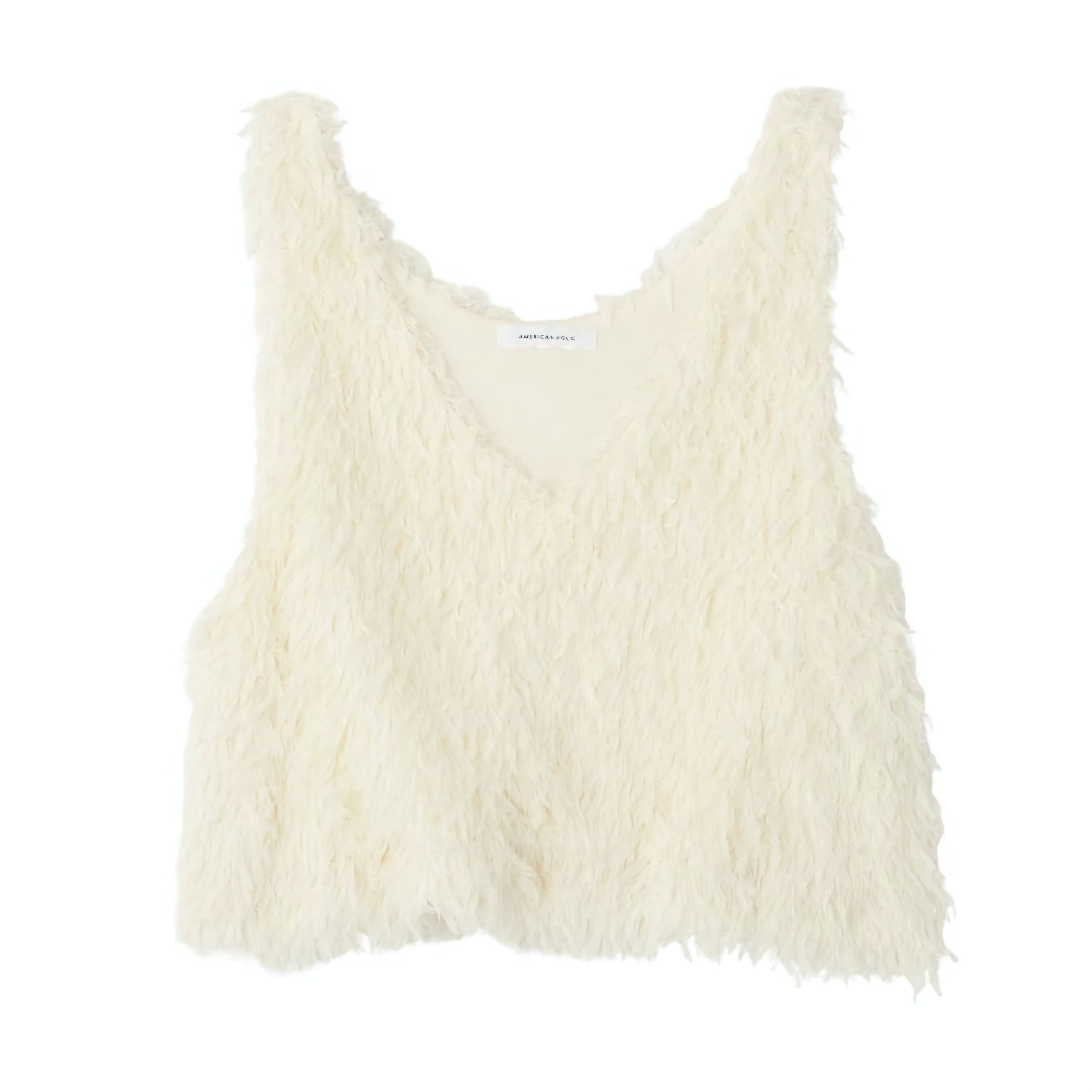 日本預購 V領羽毛背心