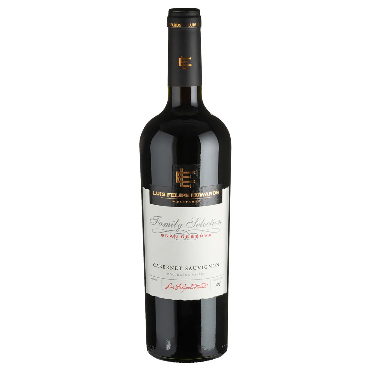 路易菲利普家族精選特級珍藏赤霞珠智利紅酒 LFE Family Selection Gran Reserva Cabernet Sauvignon 201913.5% 750ml Chile (1 x 12 x 750ml) 