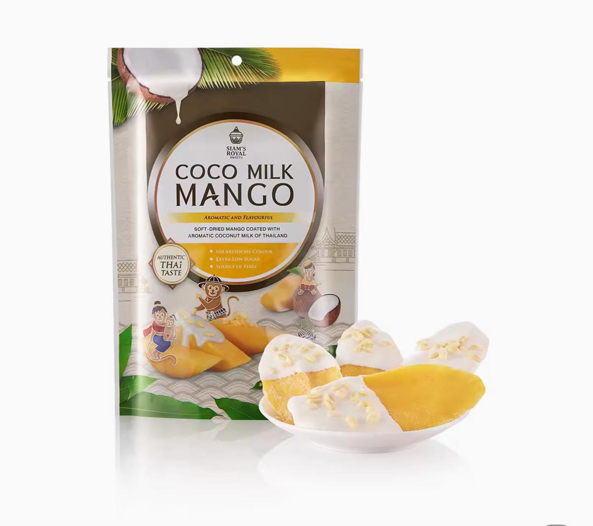 泰國Coco Milk mango 椰汁芒果乾108g 1包(6片)