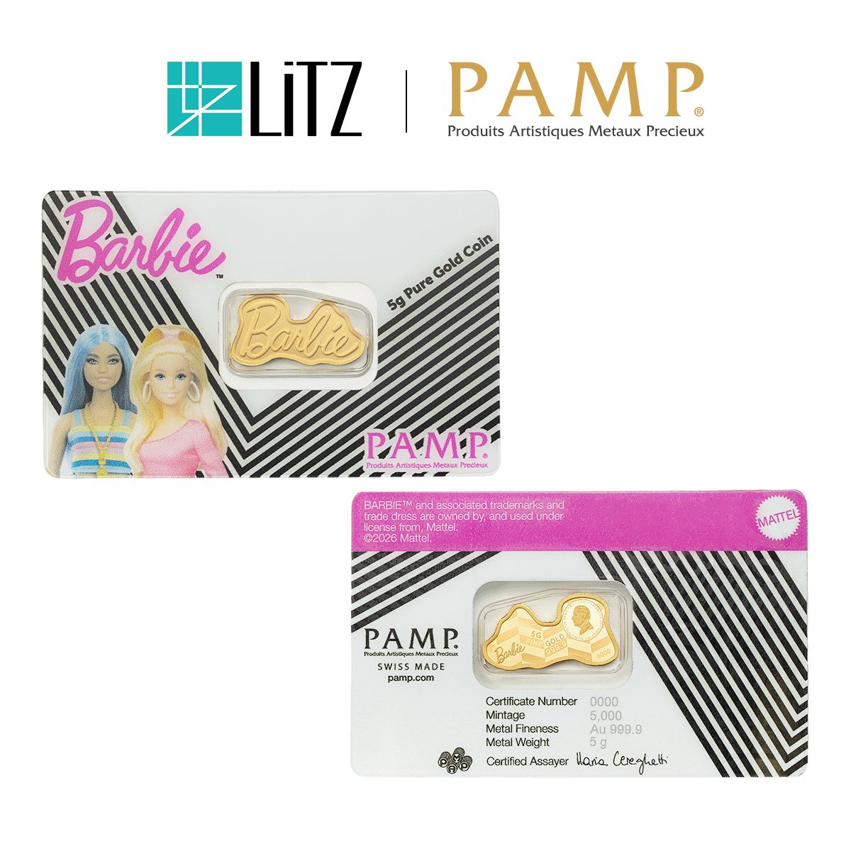 [5+1+1gram] LITZ X PAMP Barbie 3-in-1 Bundle Deal PG072