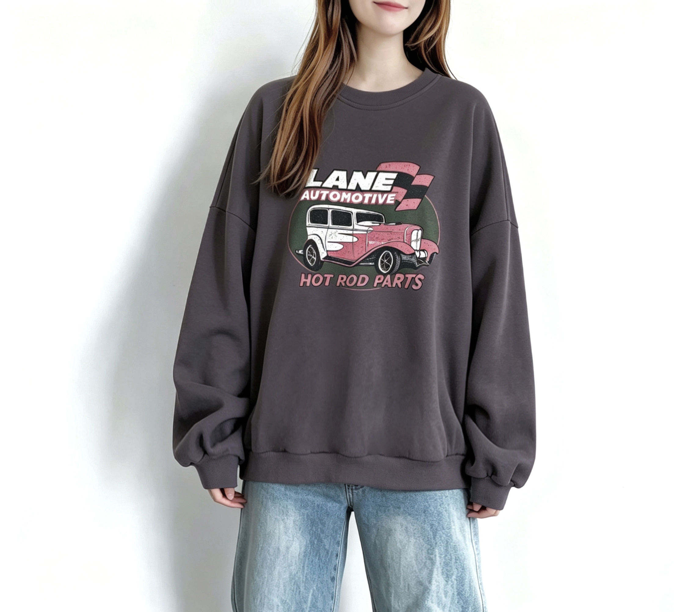 🍂Fall Pre order🍂 撞色print薄衛衣