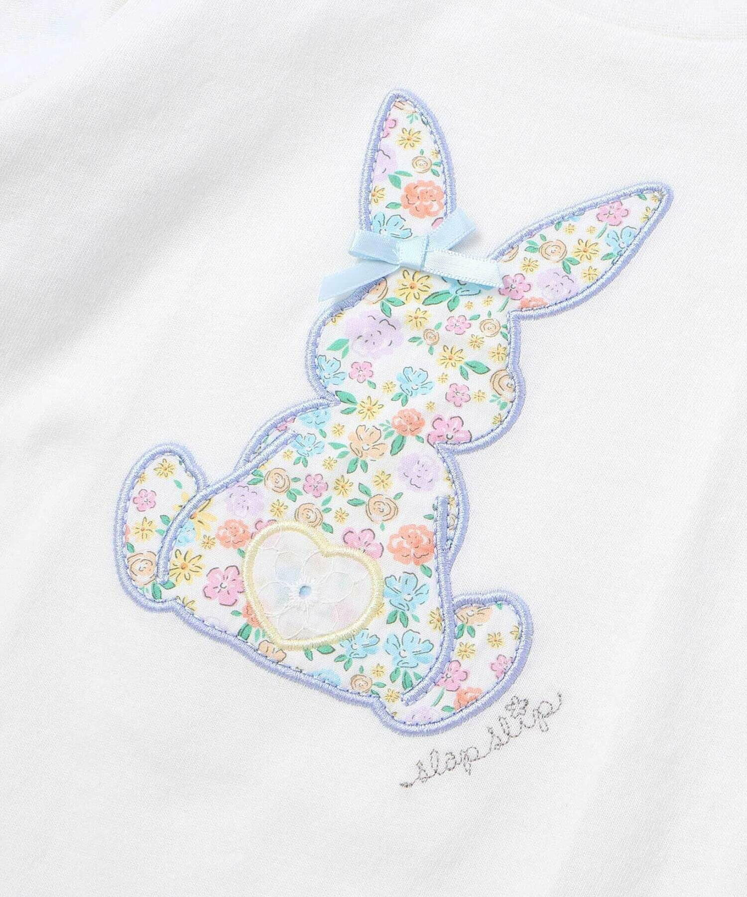 🆕【⭐訂購⭐】🌀 🇯🇵 日本直送 碎花兔仔圖案 飄逸雙層蝴蝶袖 上衣［2款選］🌀[ELDA-0149][260516]