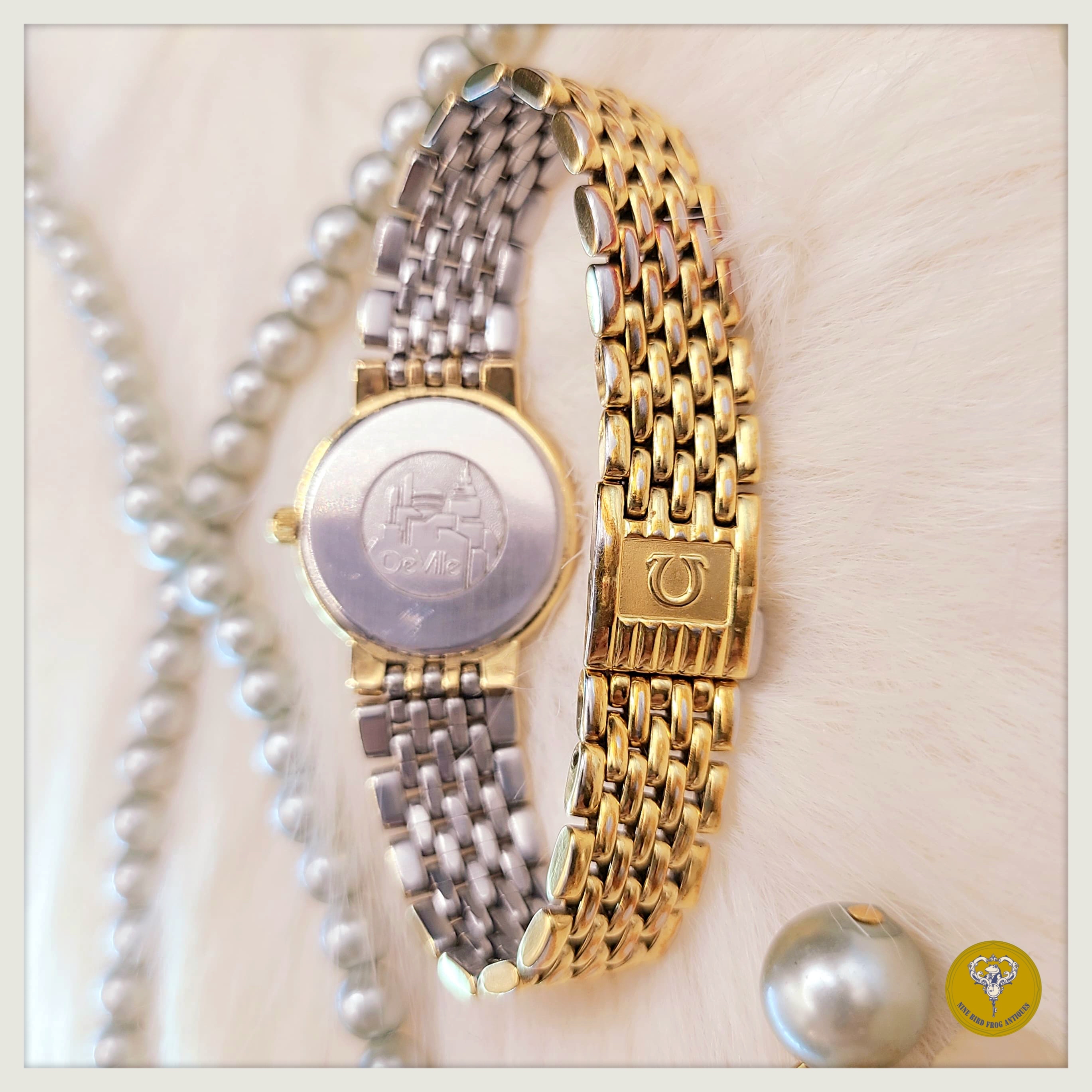 80年代Omega Deville 石英鋼錶