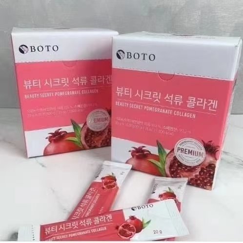 BOTO - 韓國元氣紅石榴 膠原蛋白果 凍啫喱 20g x15條 [平行進口]