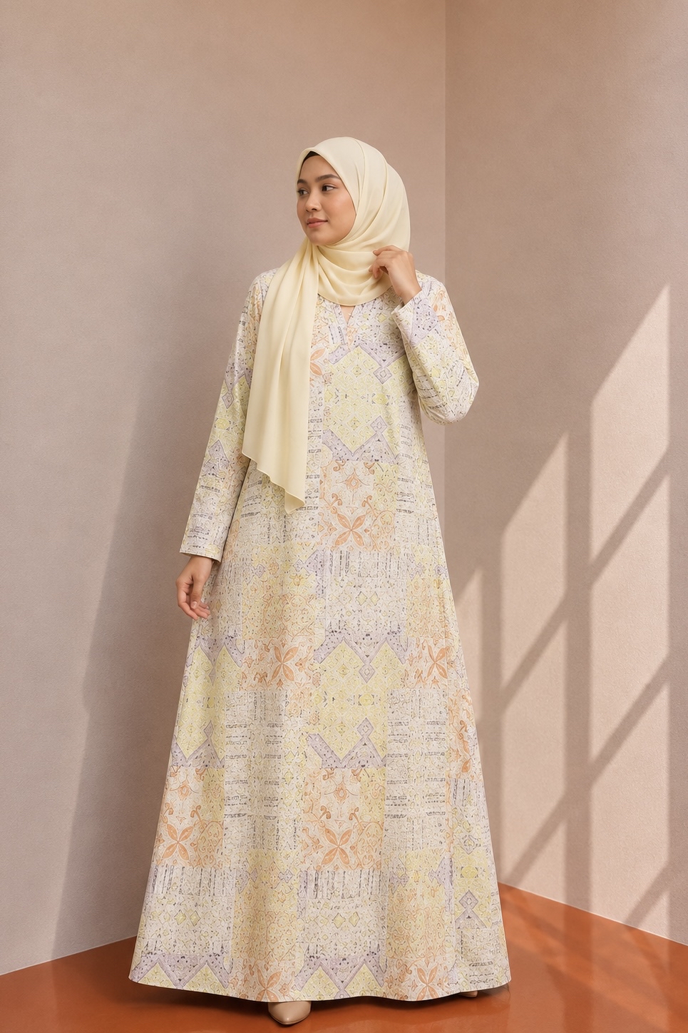 Linen Dress - Lemon Patch
