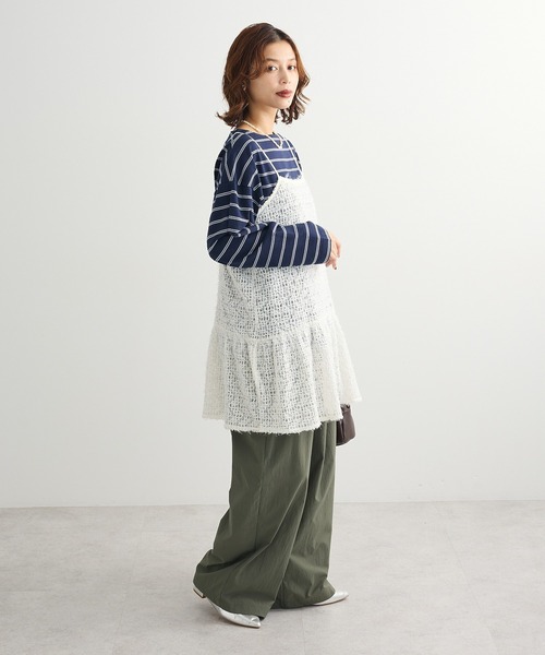 蕾絲吊帶背心layer