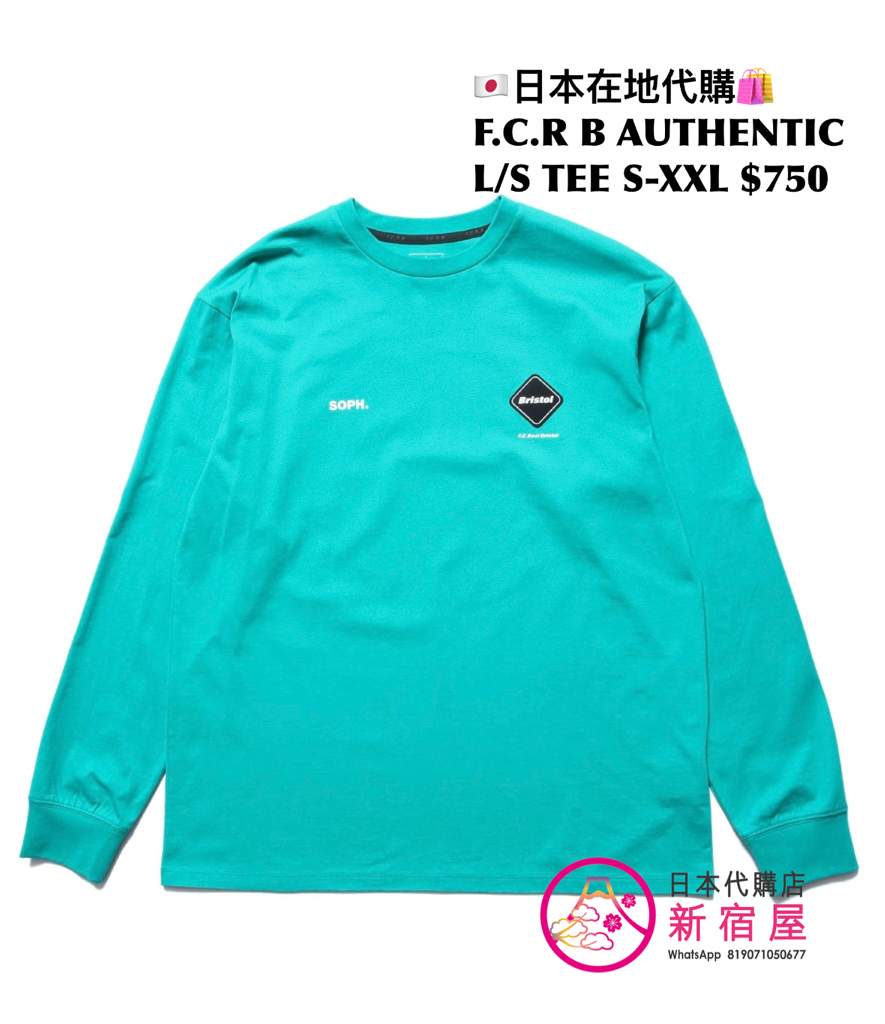 F.C. REAL BRISTOL AUTHENTIC L/S TEE