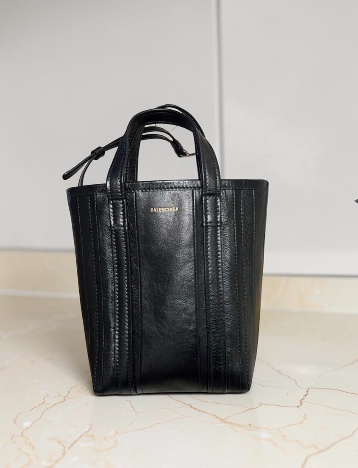 Balenciaga Shoulder Tote Bag Black 100%Authentic, 98%New ✅Dust bag