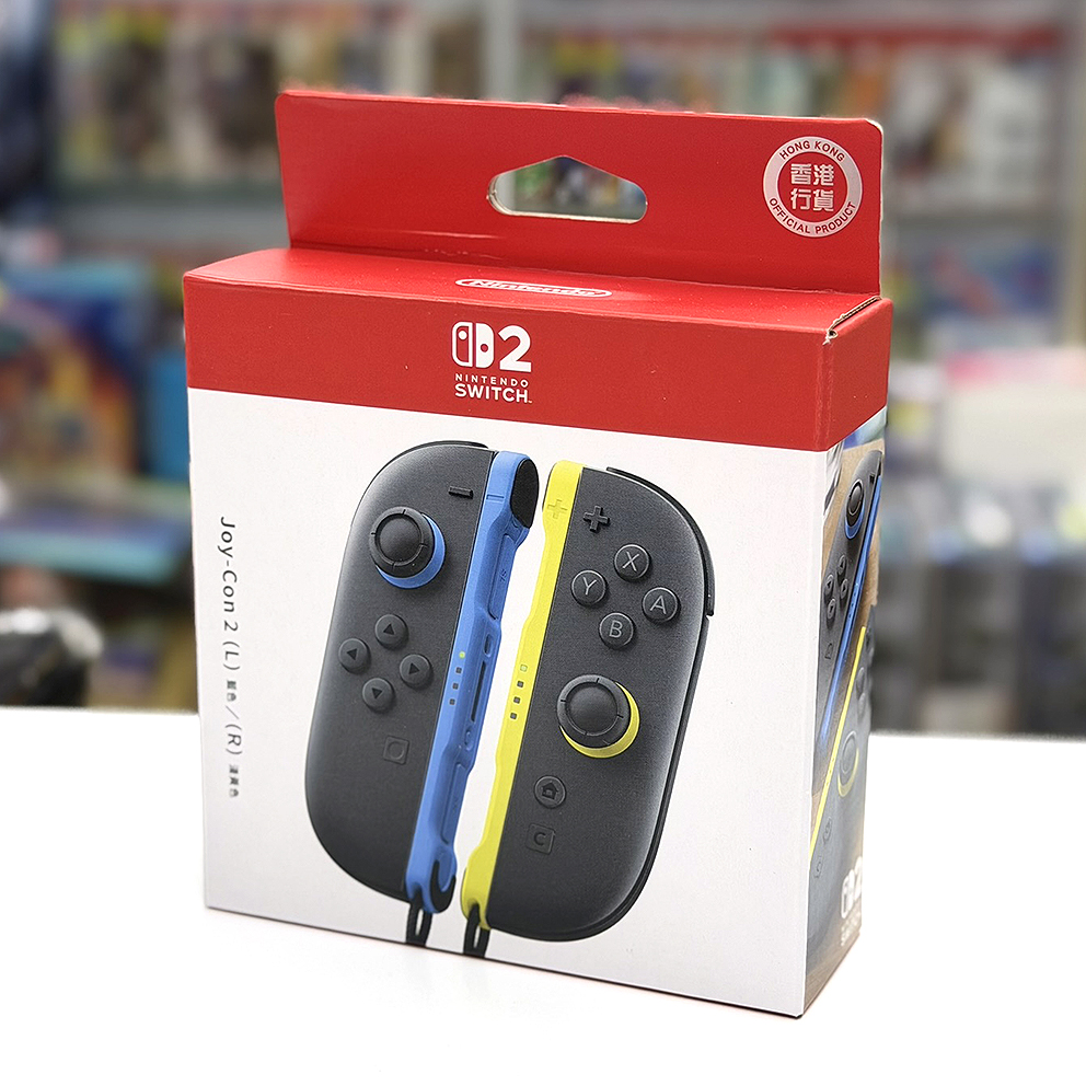 (行版) Nintendo Switch 2 Joy-Con 2 (L) 藍色 / (R) 淺黃色 (香港代理原廠保養一年) 