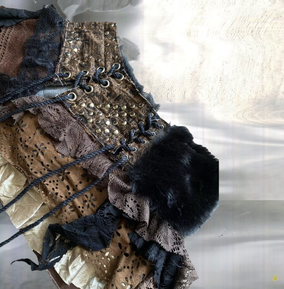 Classic Brown Handmade Skirt