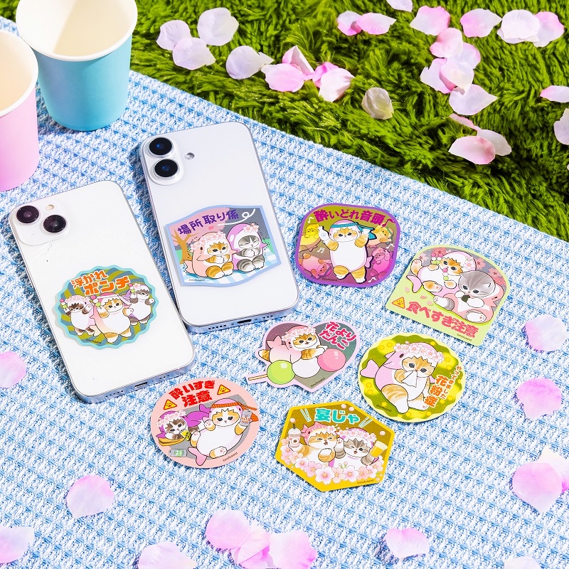 🎀【預訂】mofusand 櫻花鯊魚貓貼紙盲盒