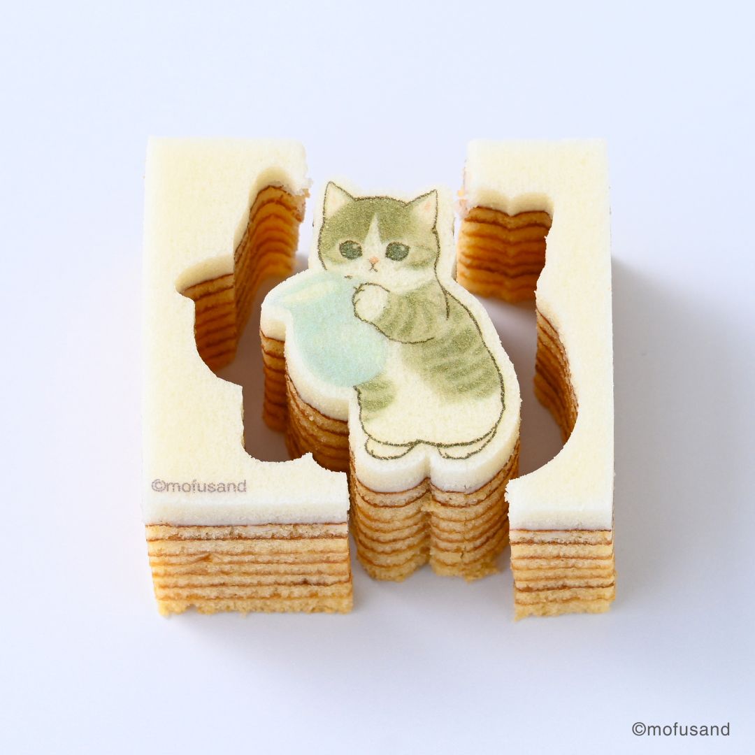 金澤萬久mofusandかたにゃきバウム３個セット年輪蛋糕 3個 - 01260347