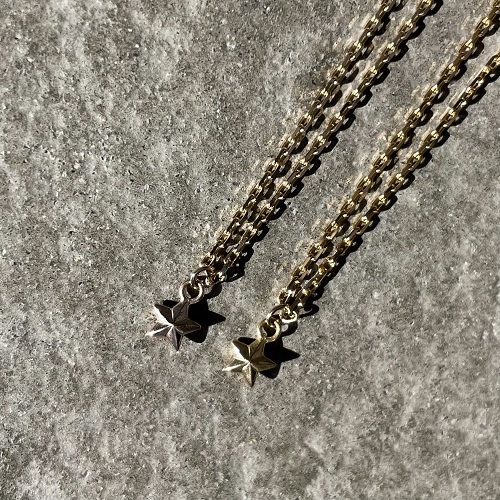 只按訂單生產~Atease DOUBLE STAR NECKLACE K18 pre order/訂購