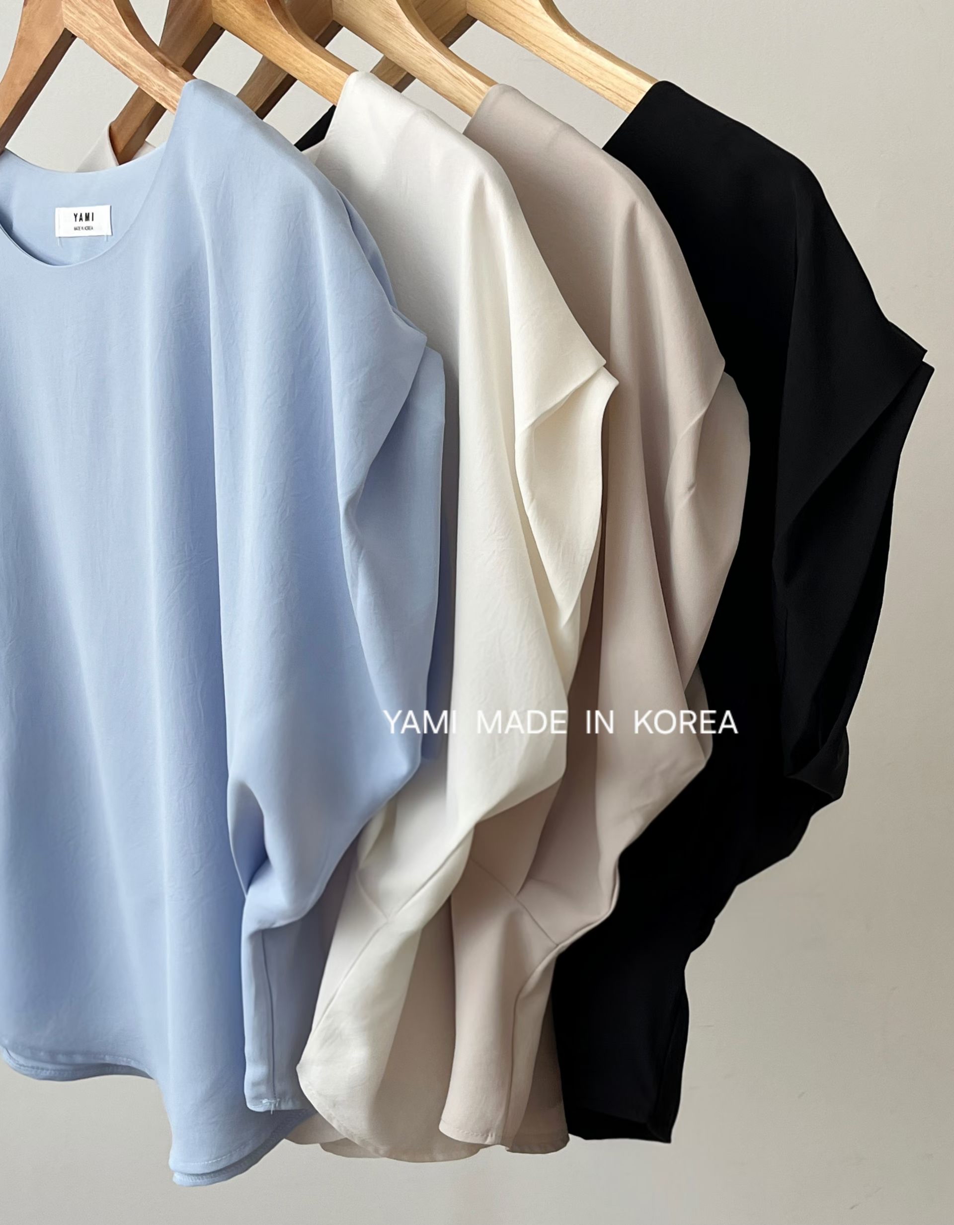 Made in Korea🇰🇷簡約摺袖top