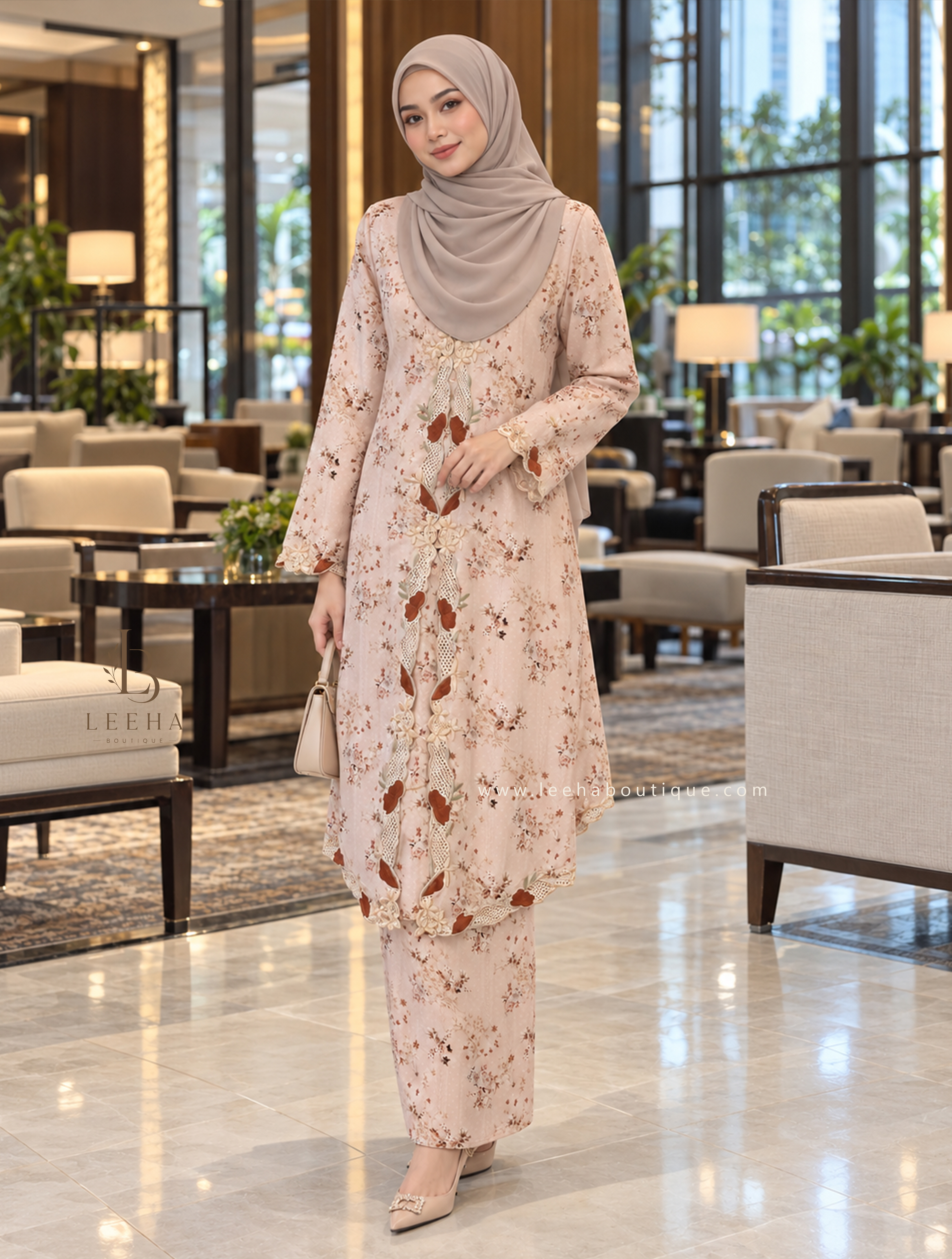 KEBAYA SERI BULAN (BLUSH PINK)