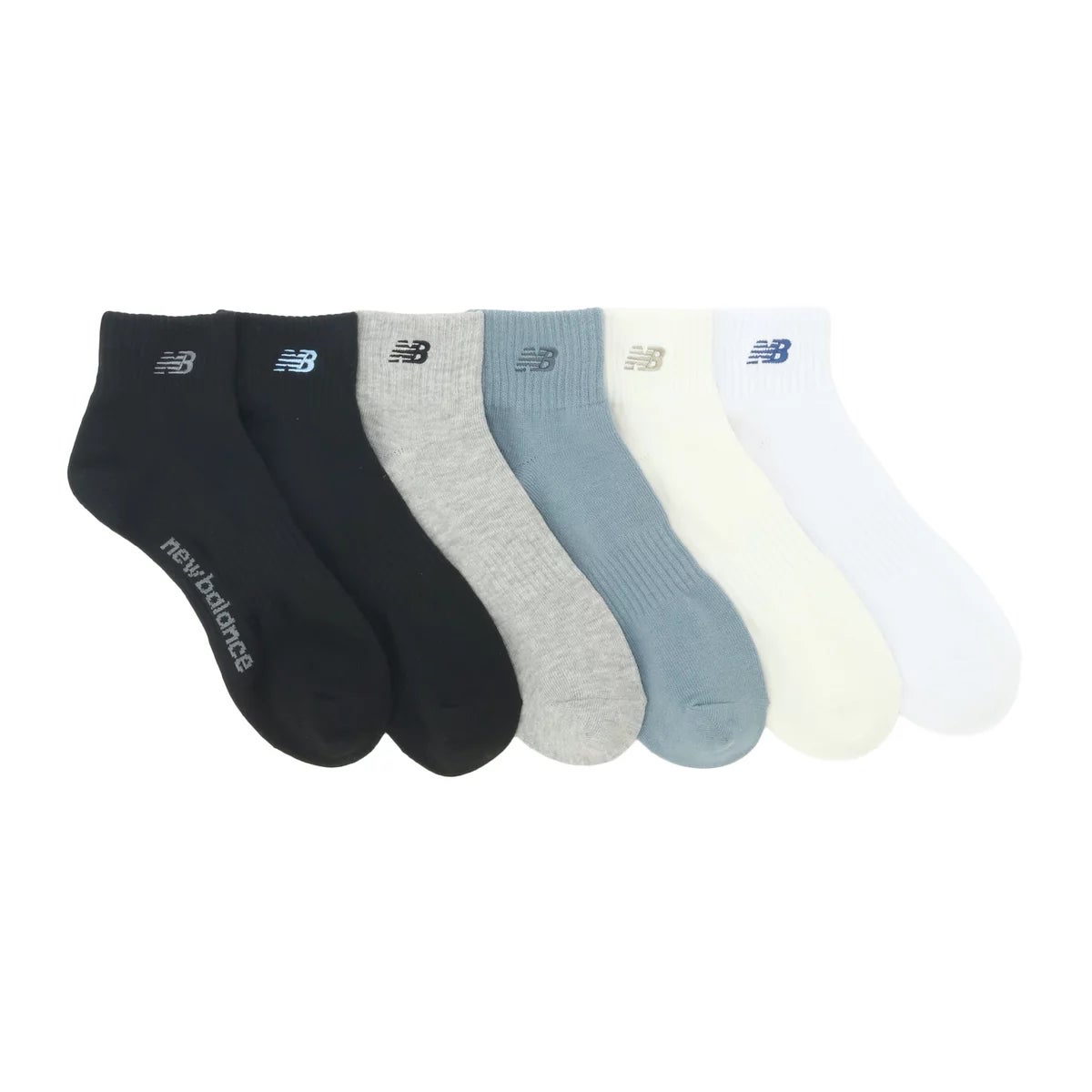 日本Costco  New Balance 短襪6 雙裝尺寸 25-27 厘米