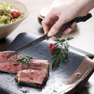 【現貨】🔥🔥【日本製《EBM》18-0黑酸化發色不鏽鋼筷型料理夾】櫻花