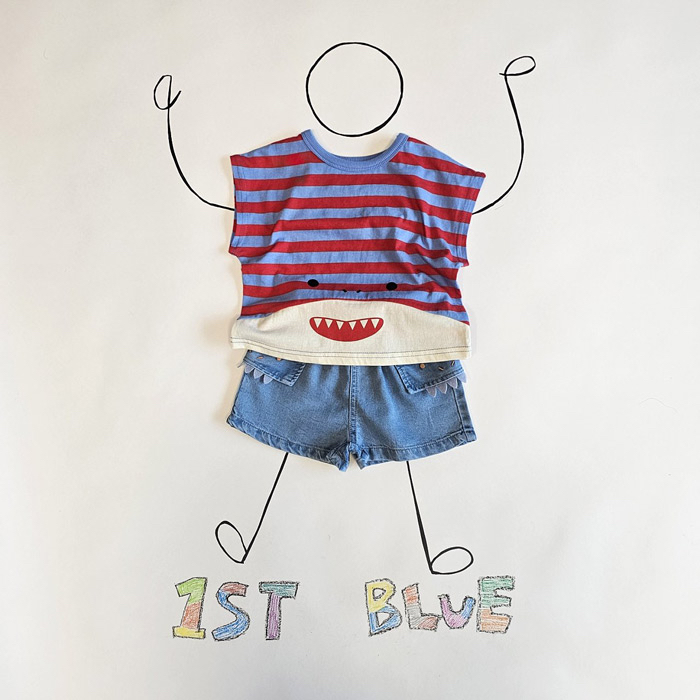 🇰🇷1st.BLUE短褲