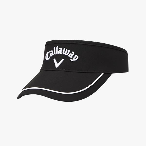 CALLAWAY TRIPLE TRACK MEN'S VISOR - 黑