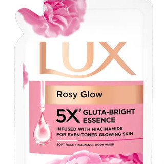 Lux Shower Cream (Refill Pack) 600ml / ROSE GLOW