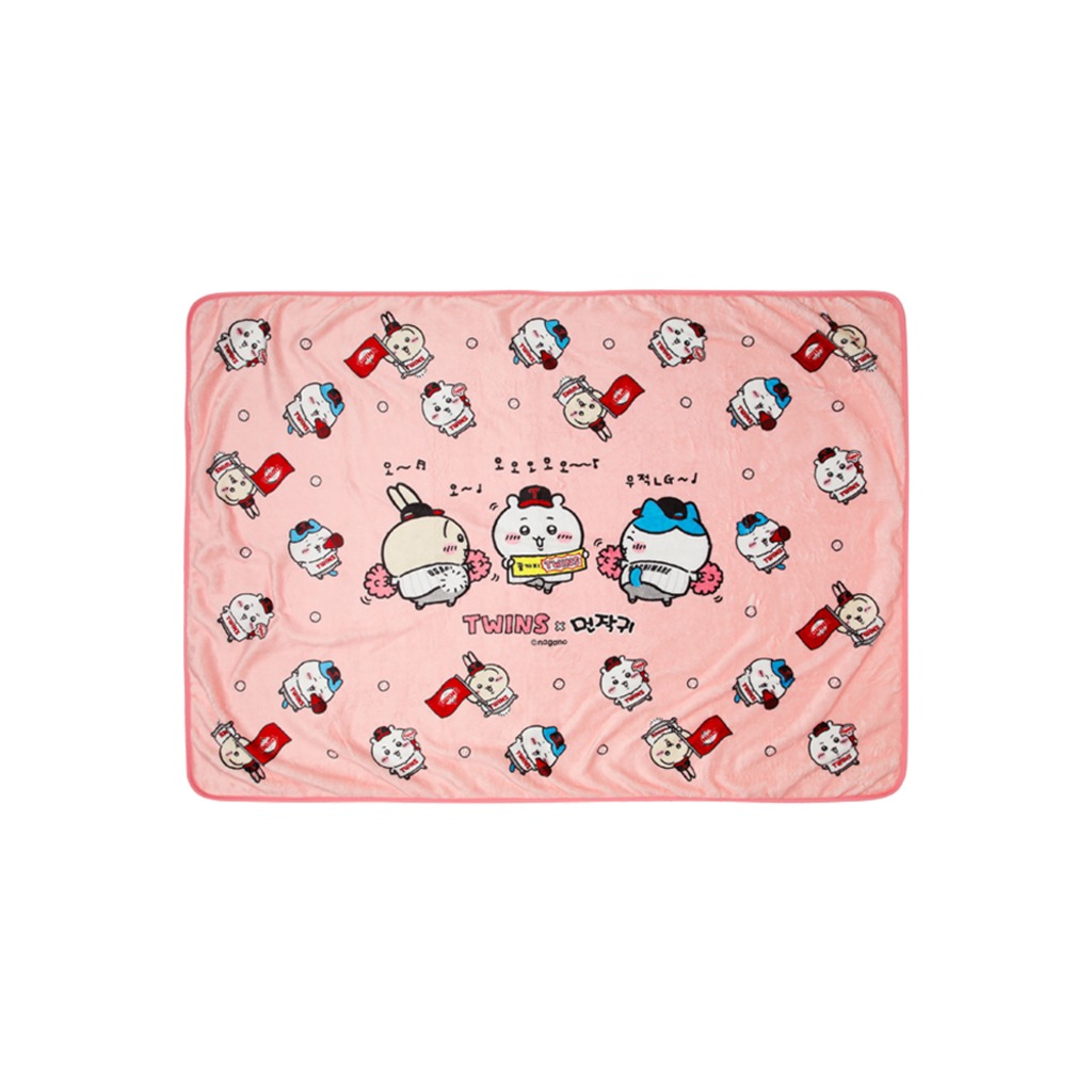 《Pre-Order》毯子｜韓國 Chiikawa 吉伊卡哇 X LG Twins 棒球隊商品 (26CKW17-P)