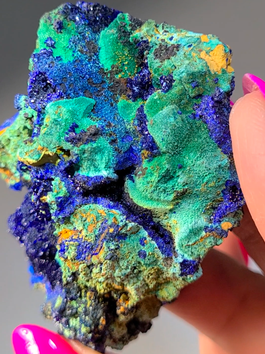 Azurite malachite chrysocolla specimen - AZ16