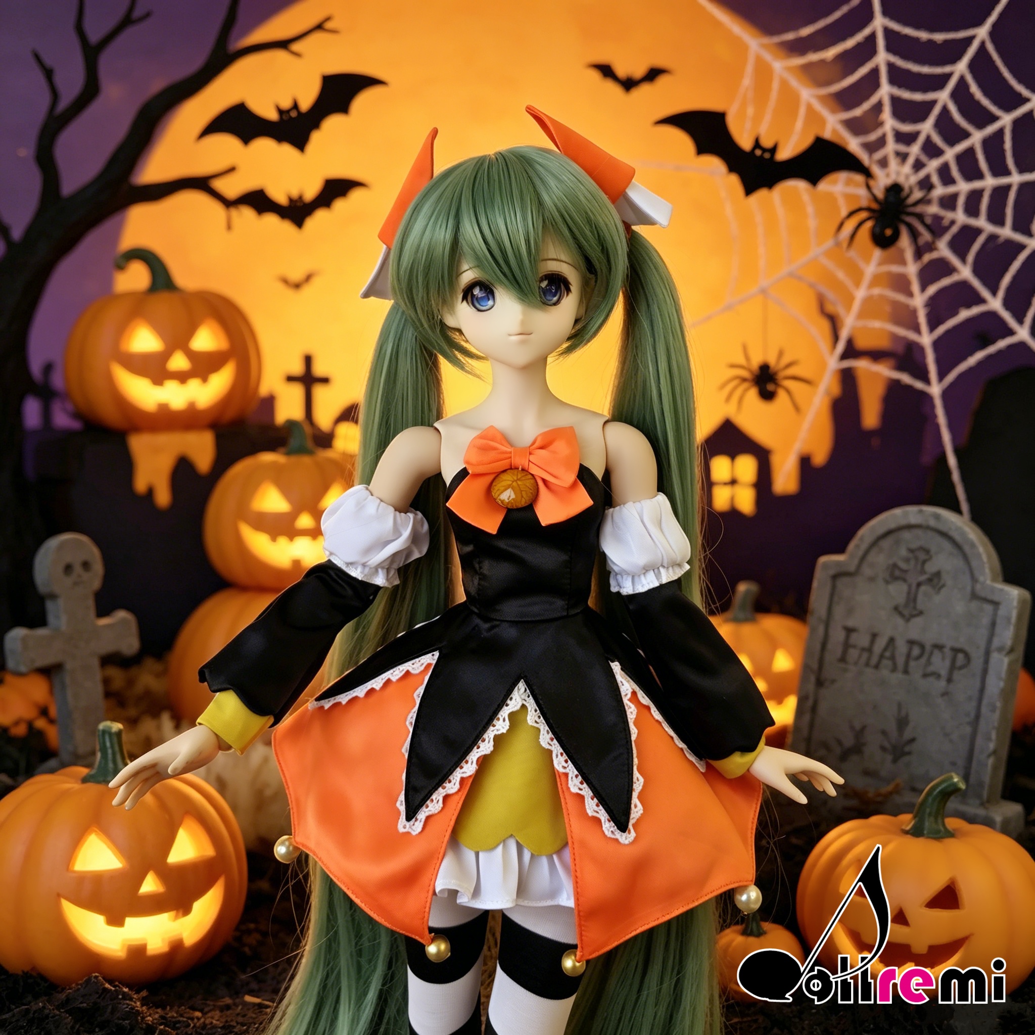 【dollremi】(DD0919) COS 初音未來 Hatsune Miku 萬聖節款式 Halloween Ver.