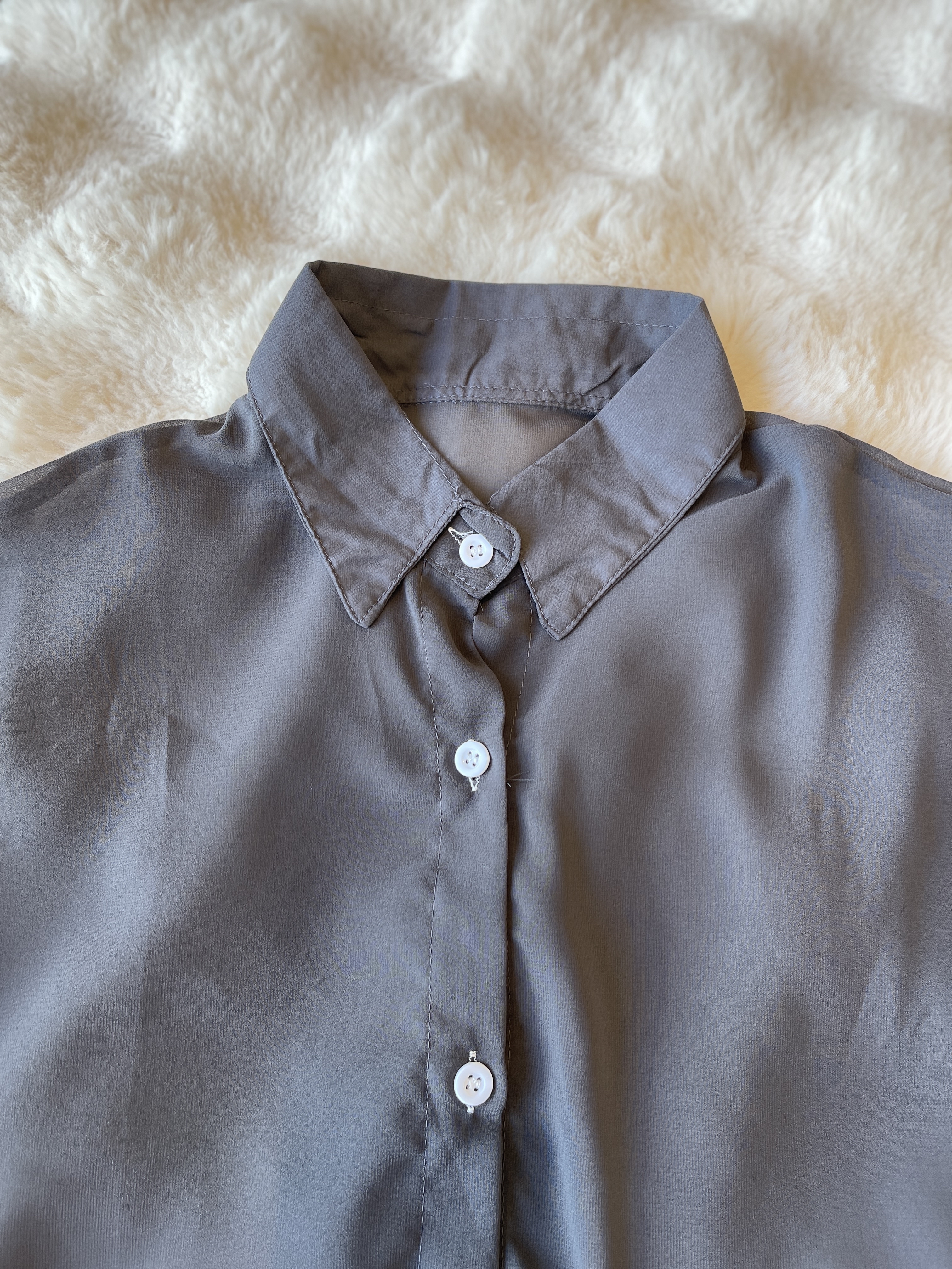 薄款长袖衬衫 防晒衫