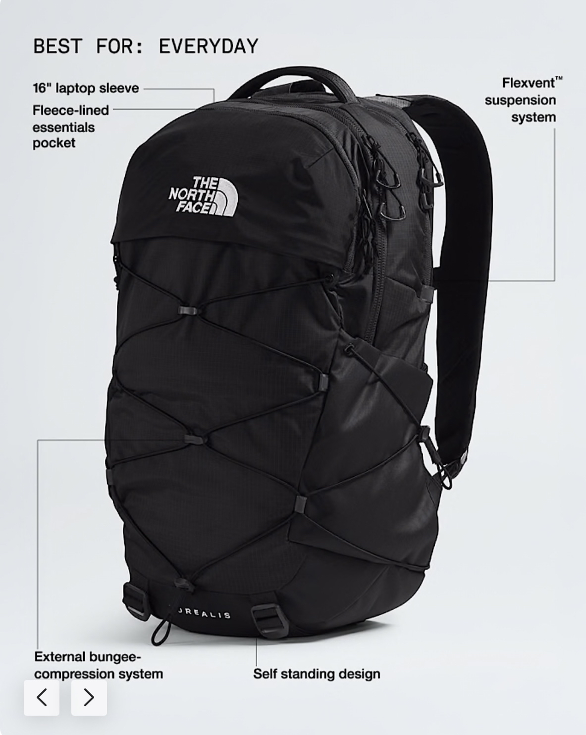 The North Face Borealis Backpack (28升容量)