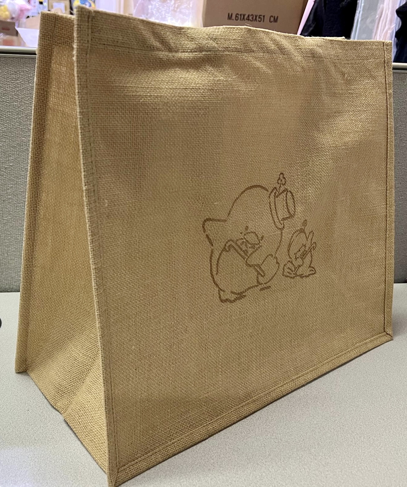 🎌日本直送🎌企鵝 大size麻織袋 可上膊