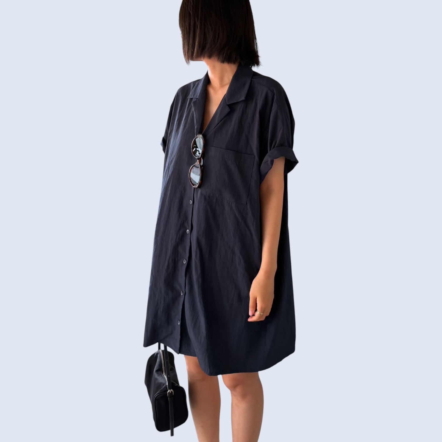 221449 V領Pocket one piece