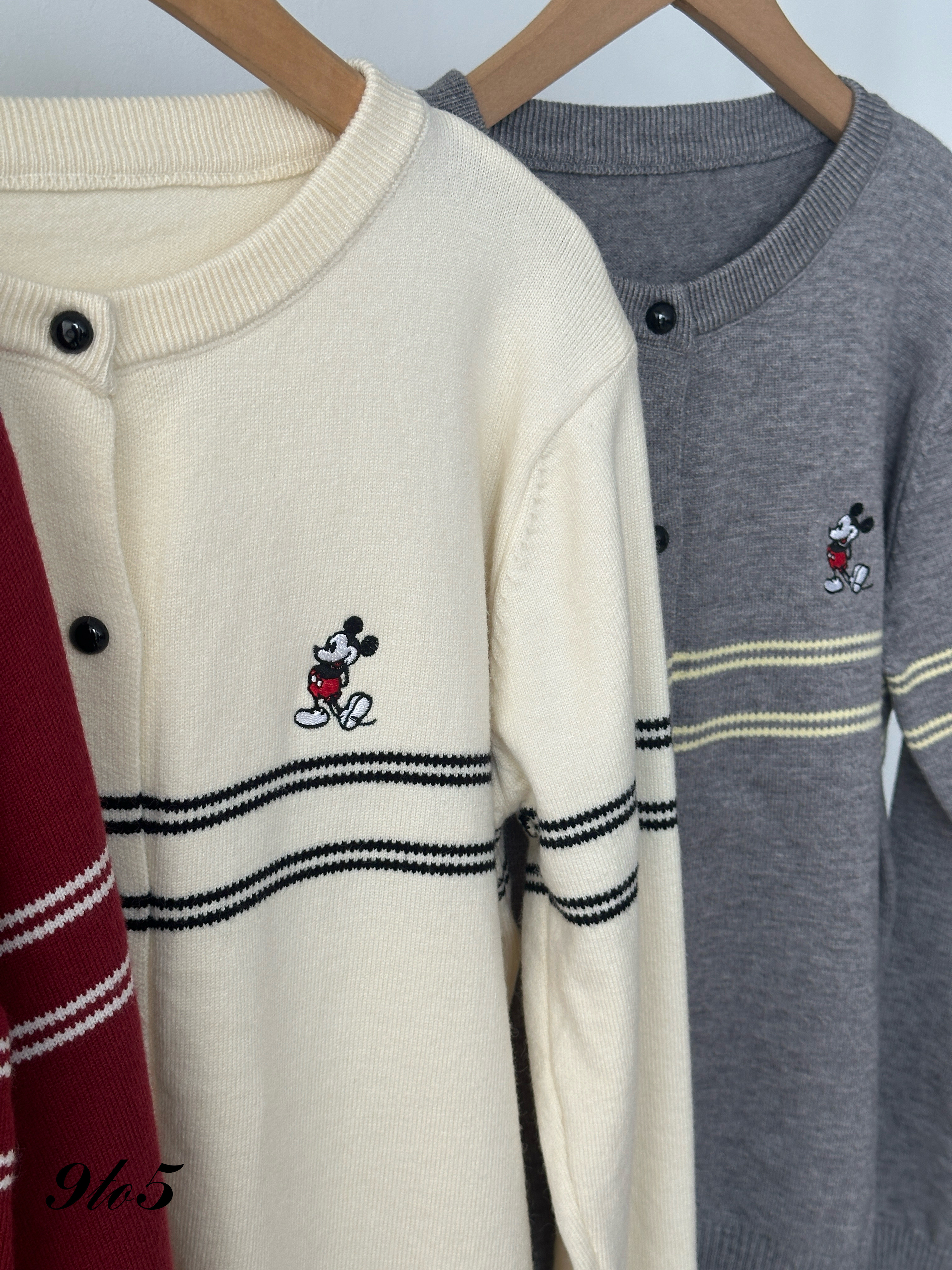 T4040 Mickey Knit Cardigan - 3 Colors