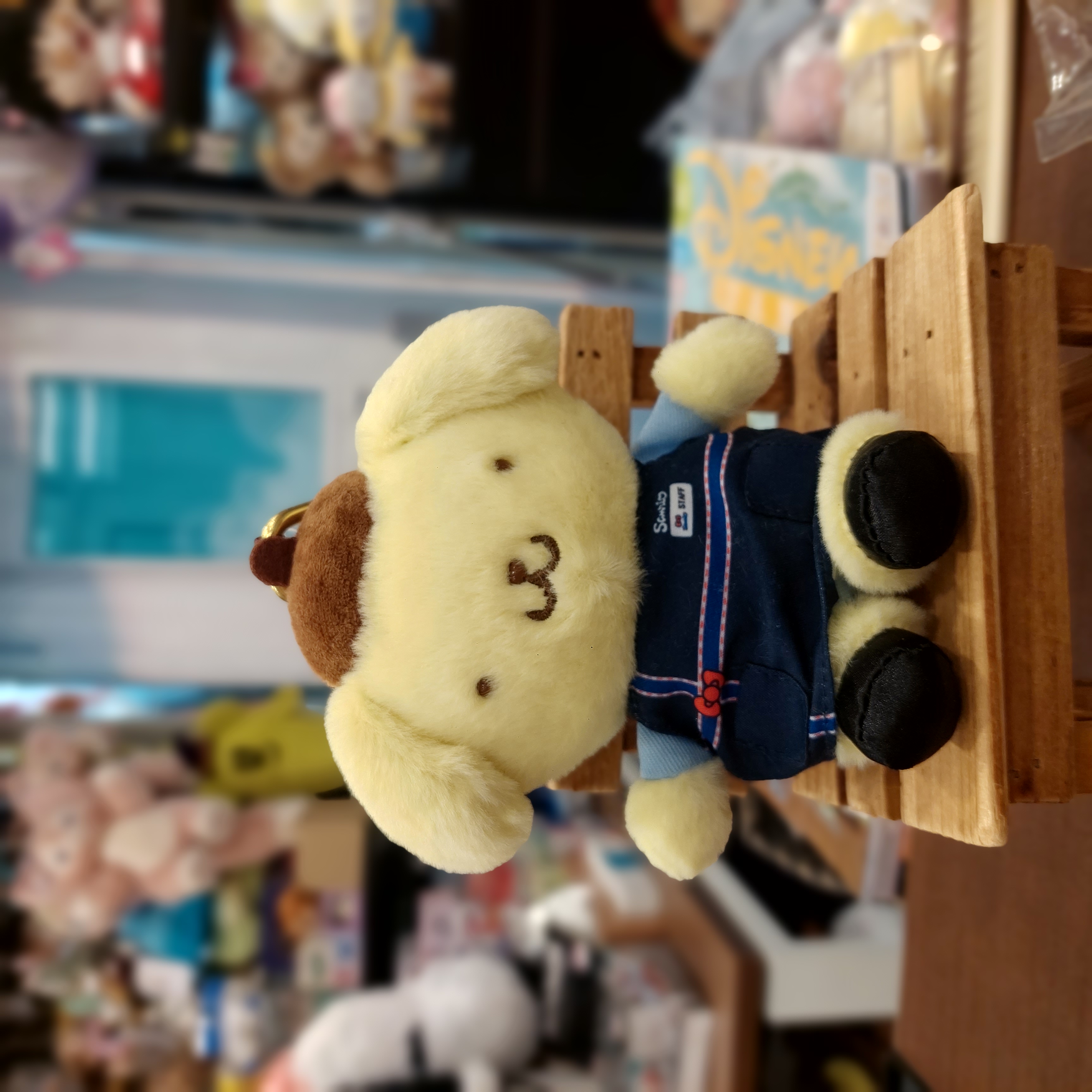 原裝日本 Sanrio 店長系列 布甸狗 Pompompurin  公仔吊飾