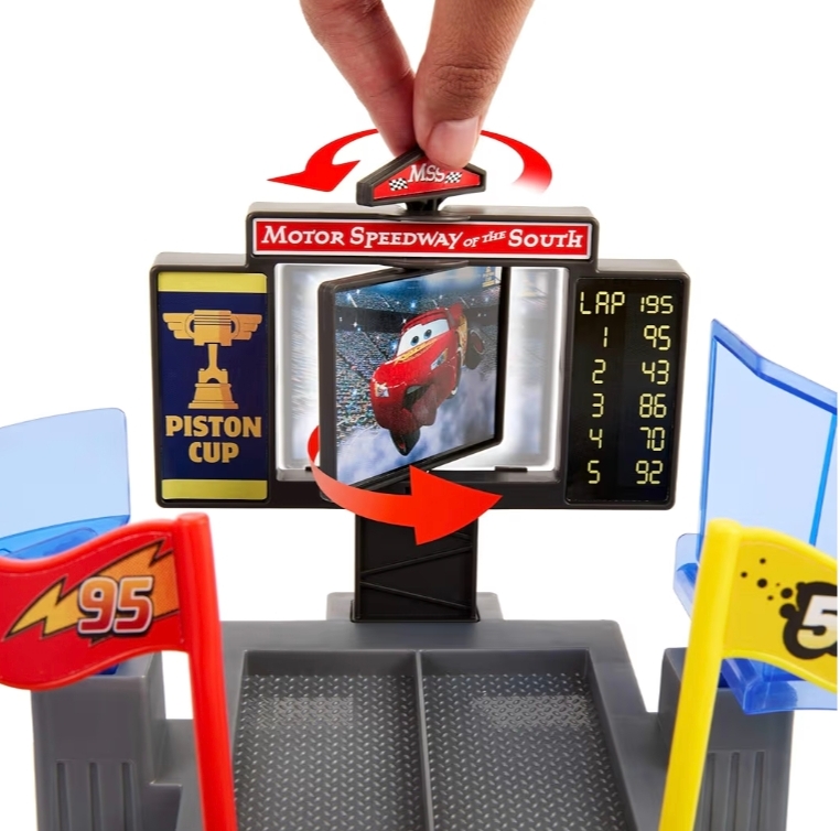 ​反斗車王麥坤賽車軌道玩具 Lighting McQueen Toy 香港現貨正版 Mattel (附McQueen car一輛）