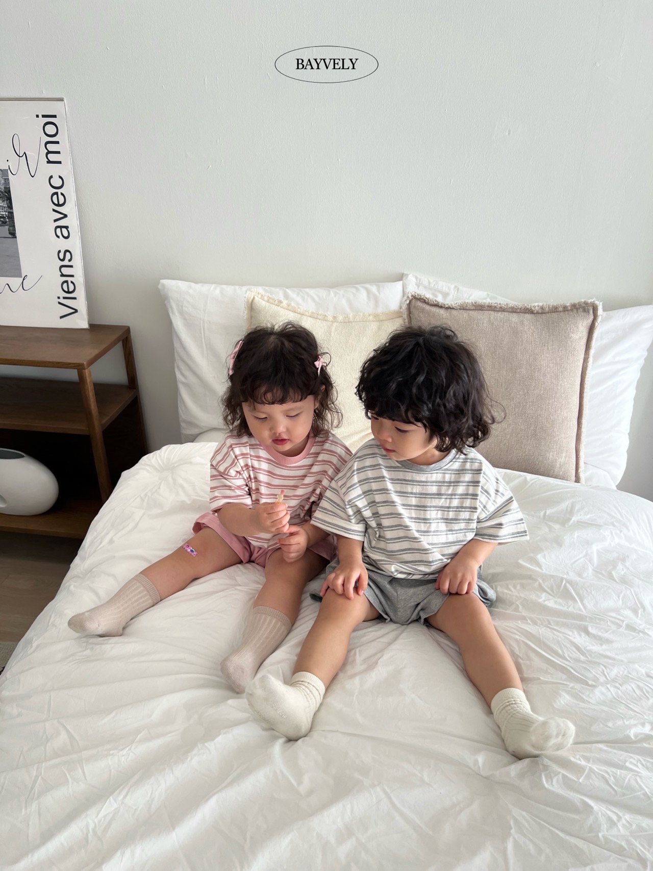 🇰🇷BAYVELY tee+背心set