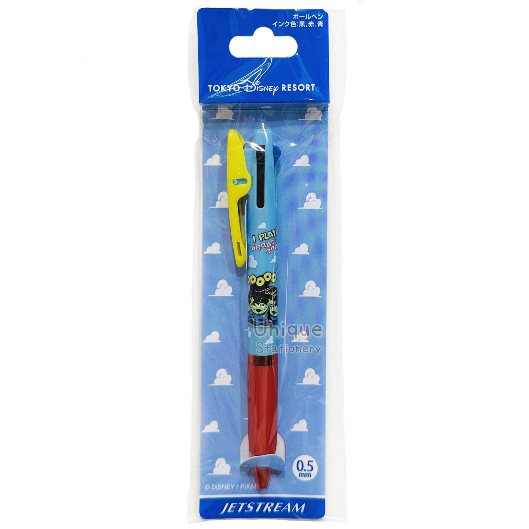 現貨｜【日本 Disney Store 限定】 Aliens 三眼仔 日本製 uni 三菱 Jetstream 0.5mm 3色 原子筆 062894
