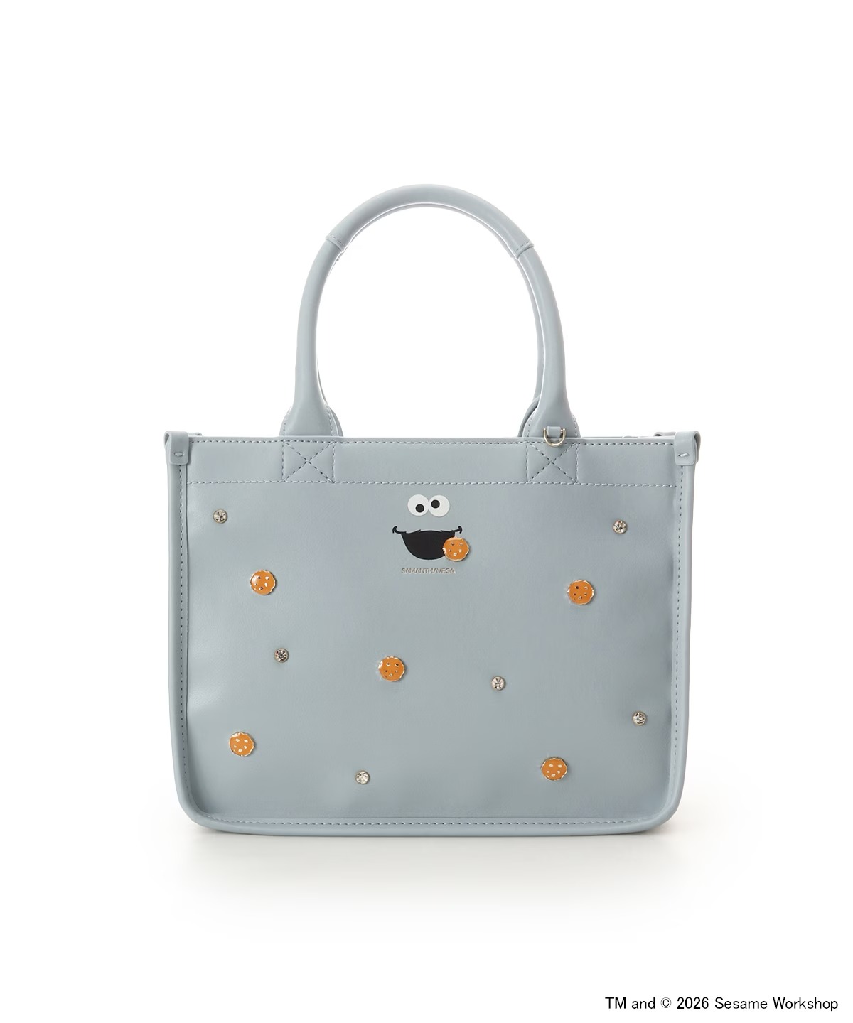 🌸 【預訂】Cookie Monster Tote Bag - SAMANTHAVEGA x SESAME STREET