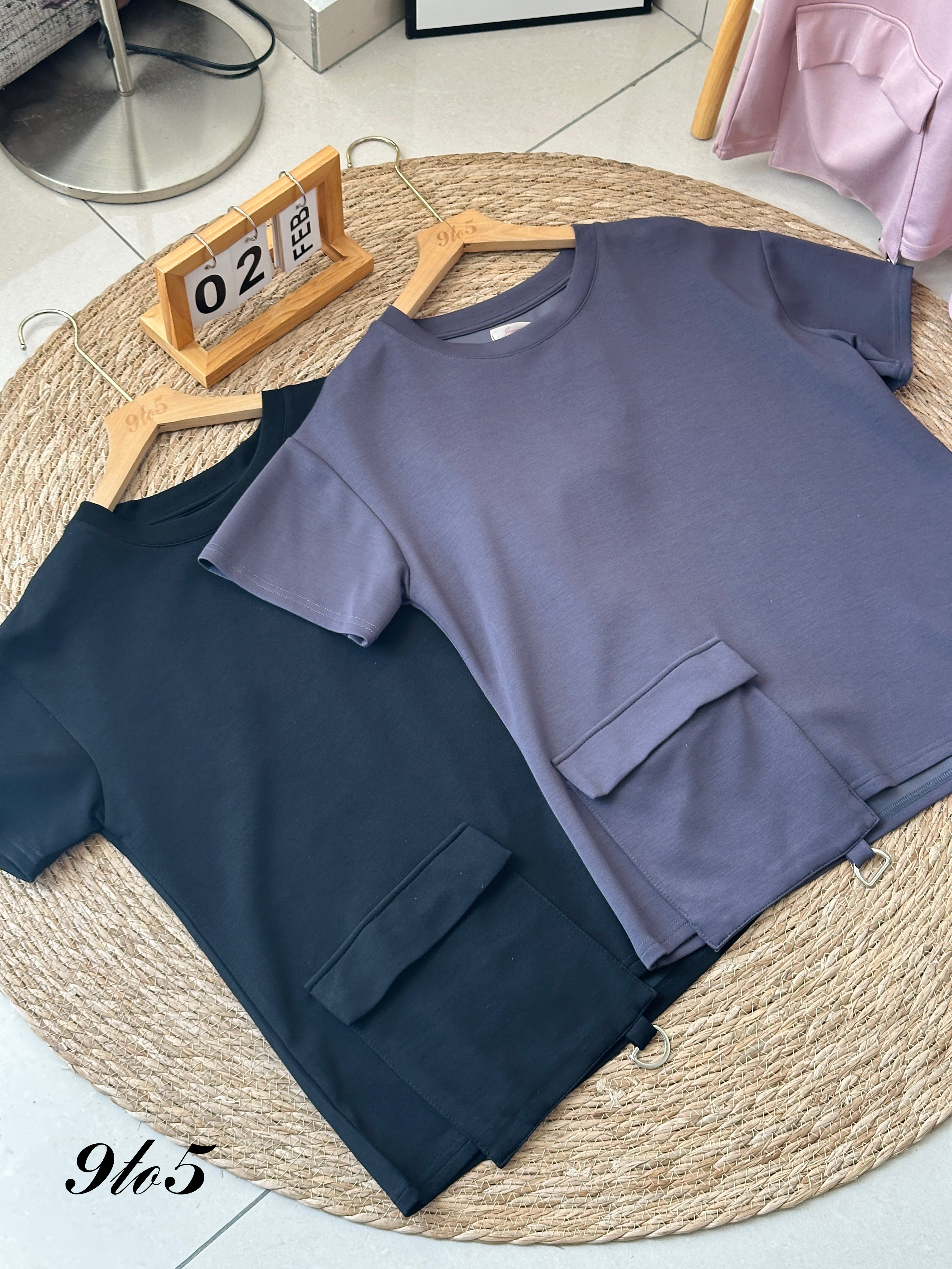 T3946 Short Sleeve Pocket Tee - 3 Colors