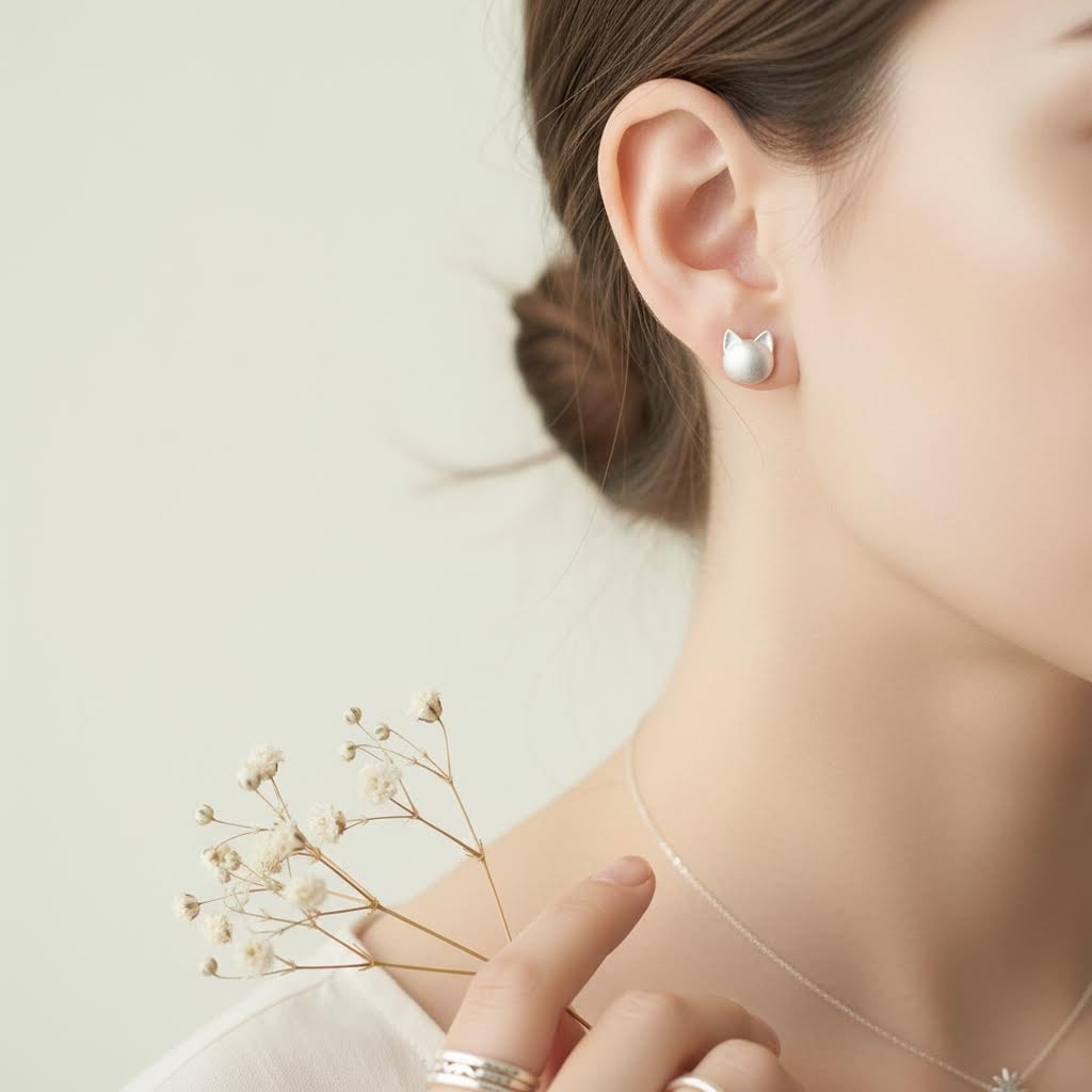 S925 - EE0344 Modern Sculptural Earrings