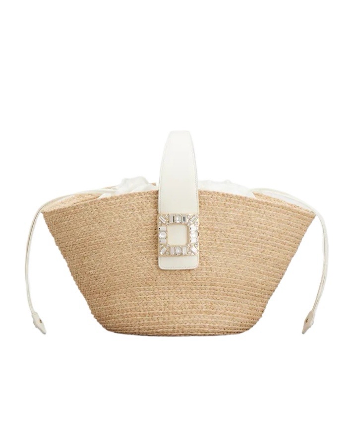 新款🆕 訂貨 RV 夏天新款鑽扣藤籃 Size 15x36x13cm