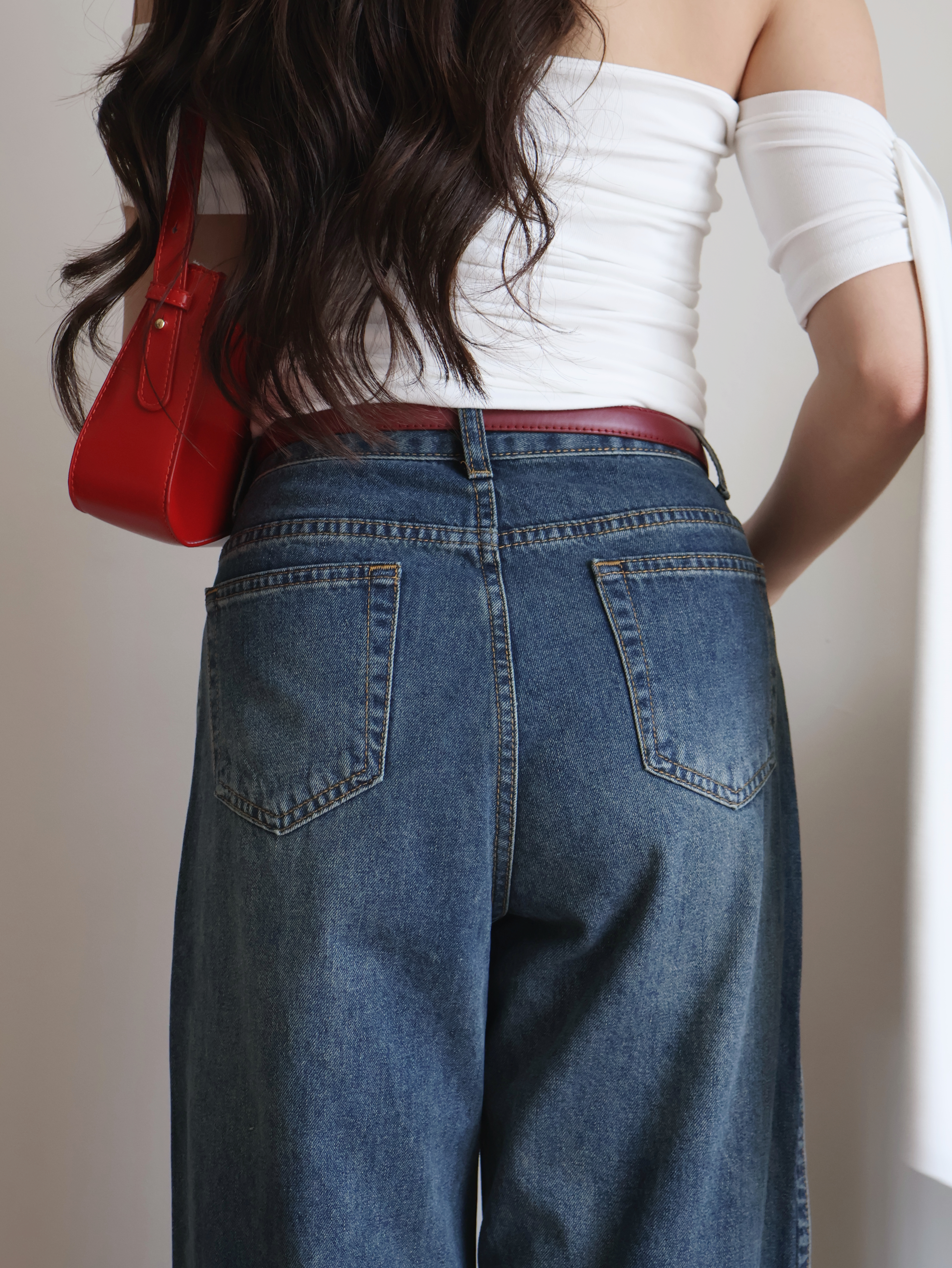 Arrow Straight Leg Jeans | Blue