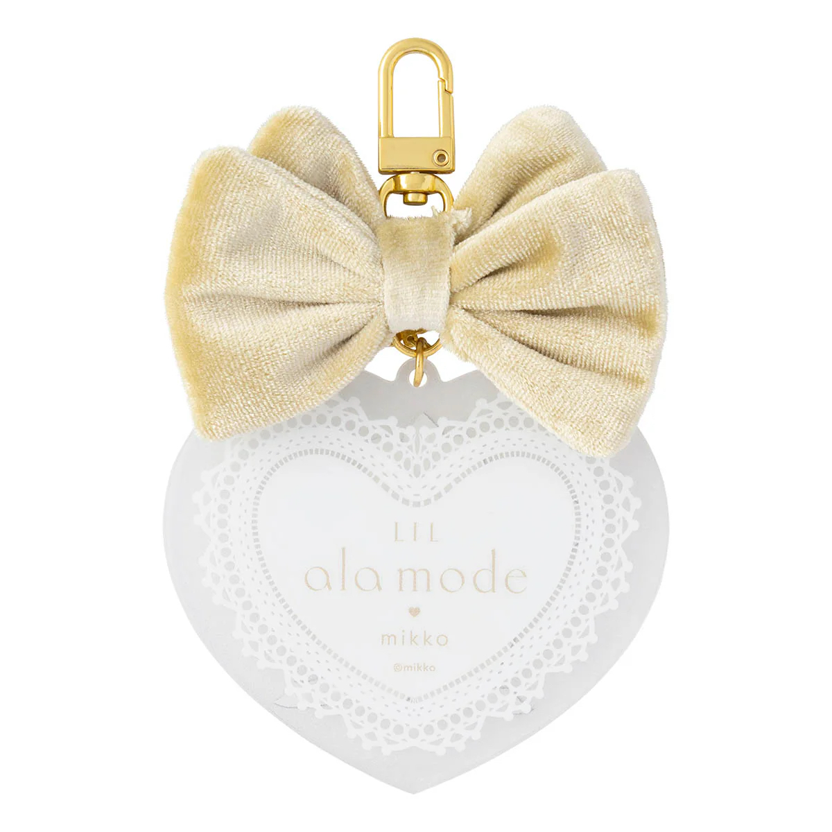 🎀【預訂】 Lil ala mode 心形蝴蝶結掛飾  Souffle 